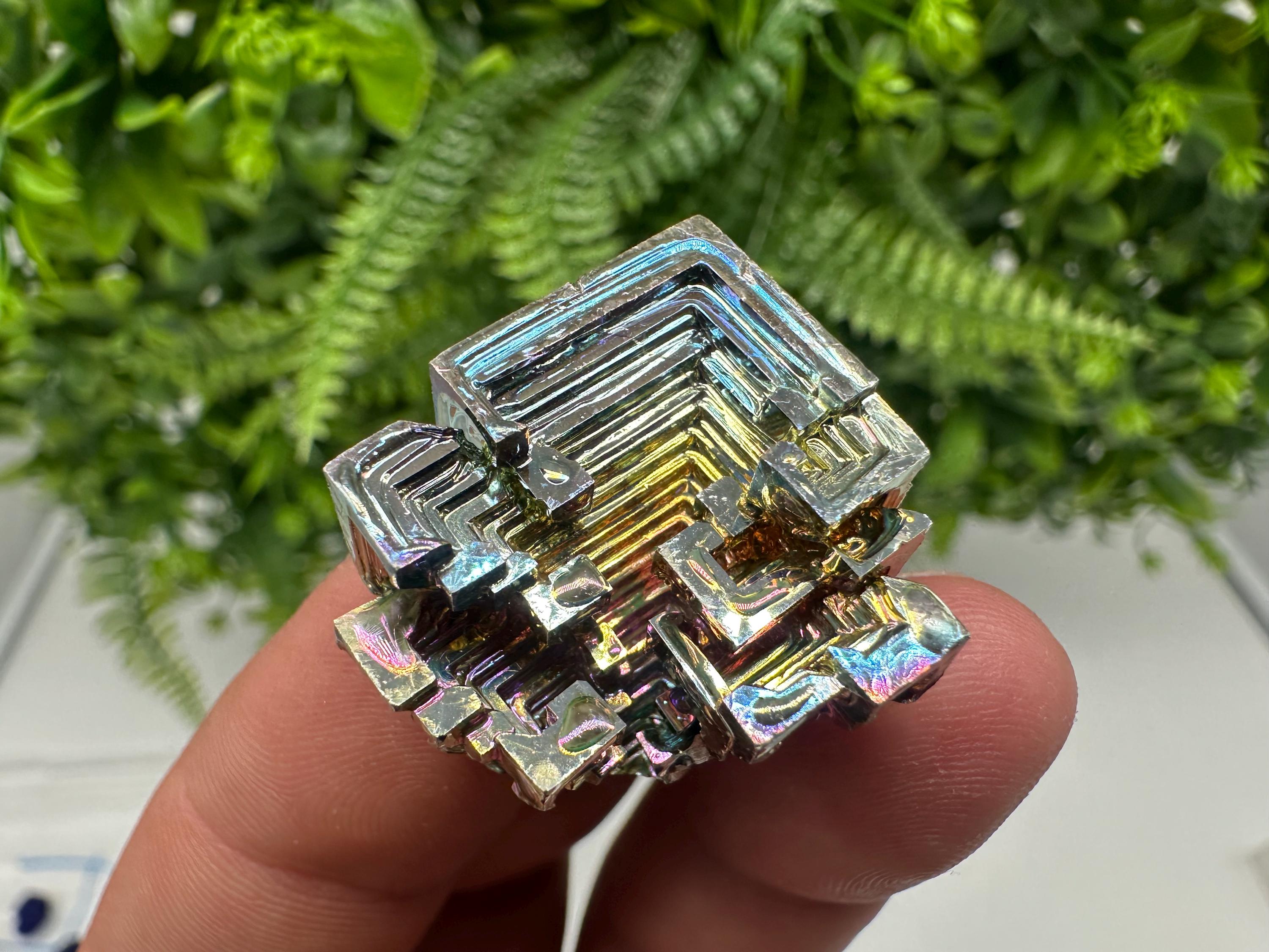 Rainbow Bismuth Crystal: Rare Gemstone Specimen,wholesale Bismuth