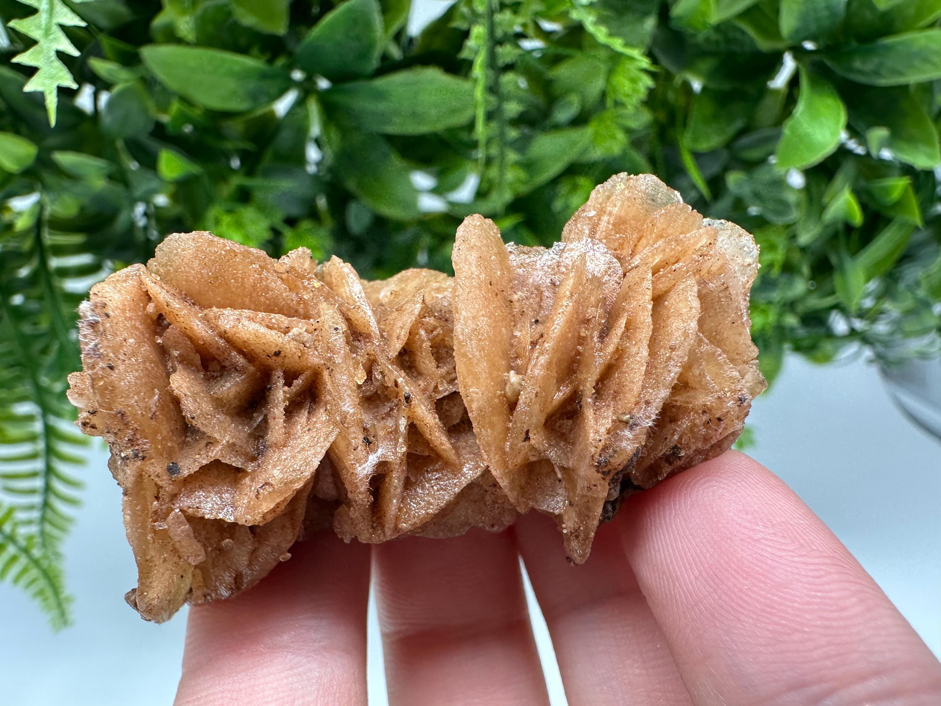 Natural Desert Rose Crystal - Root Chakra Healing Selenite Brown Stone - Vitality & Creativity Boost - Spiritual Gift for Home Decor,mineral