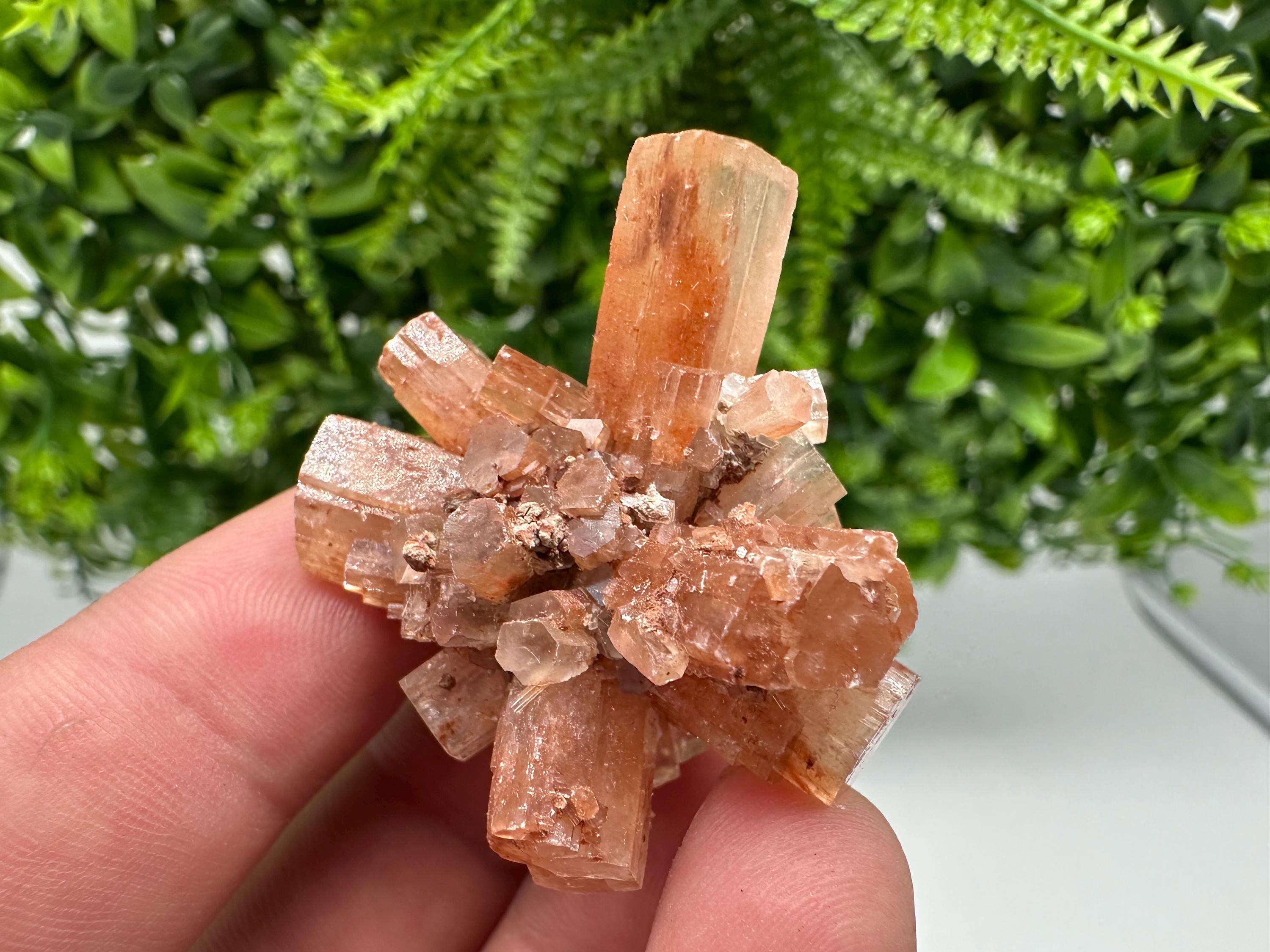 Moroccan Aragonite Sputnik Crystal Cluster: Raw Stone Decor