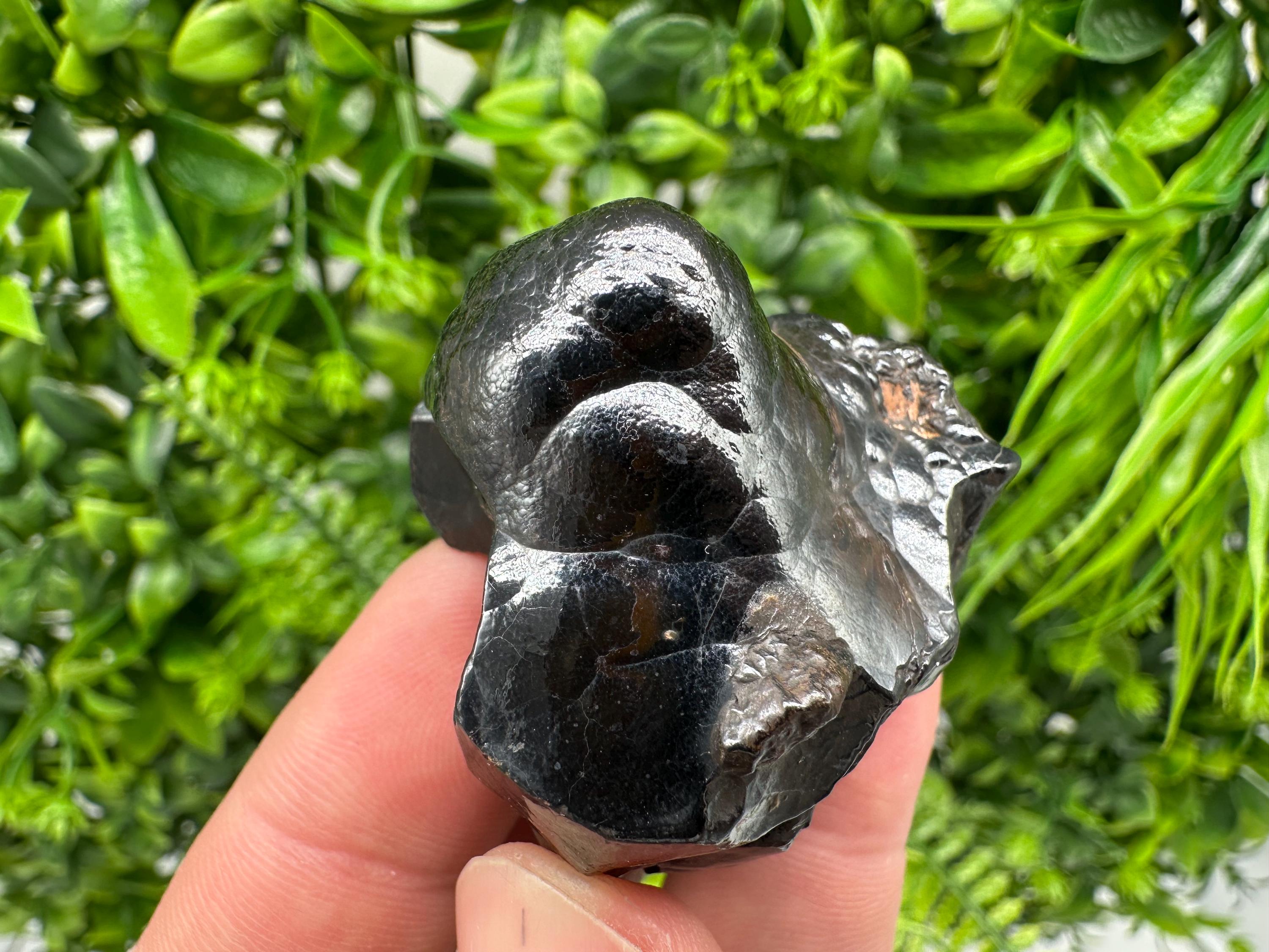 Moroccan Black Botryoidal Hematite Crystal Specimen, Chakra Reiki