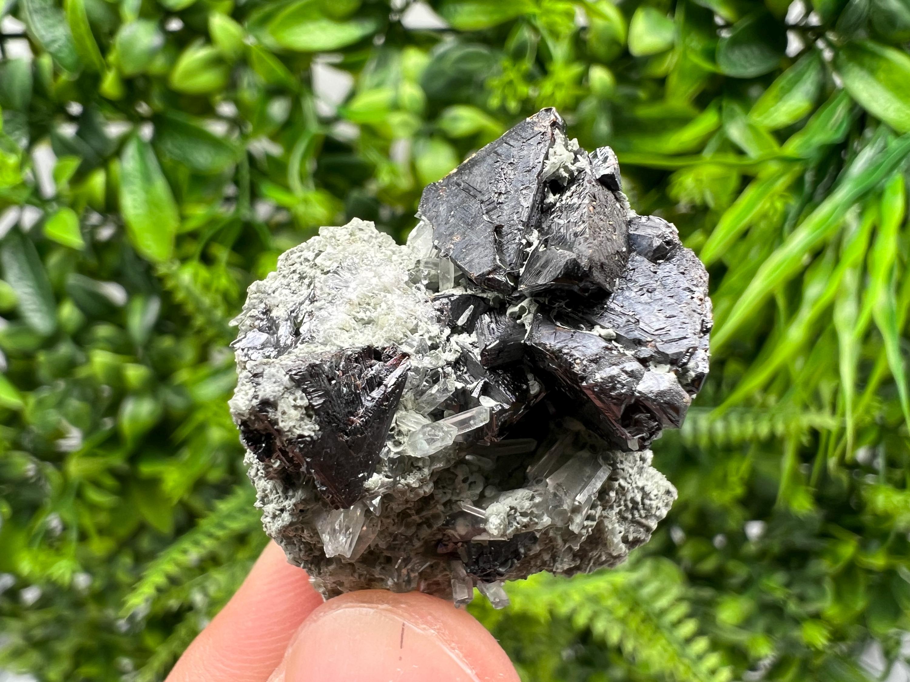 Aesthetic bigger Sphalerite whit Chlorite from Borieva mine Madan Bulgaria natural minerals souvenir crystal gift home decor stone rock