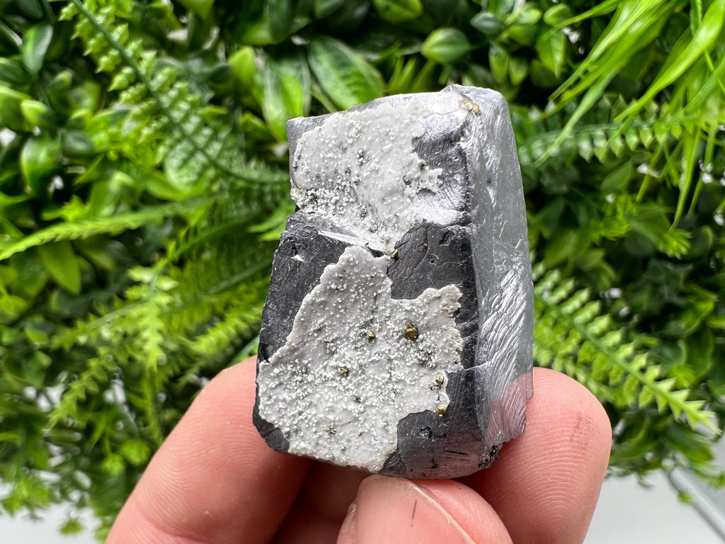 Skeletal Galena on Quartz, Borieva Mine Mineral Specimen