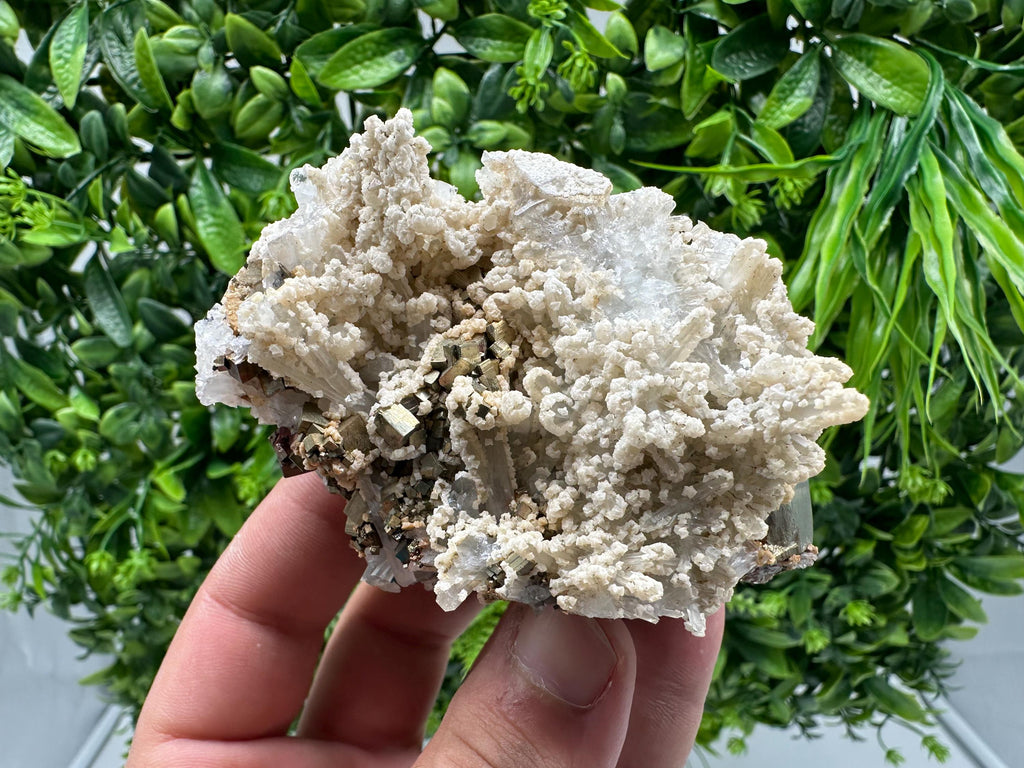 Wonderful Pyrite on Green Quartz,natural,collection mineral,gift,home decor stone,rare crystal,collection Borieva mine,Madan,Bulgaria