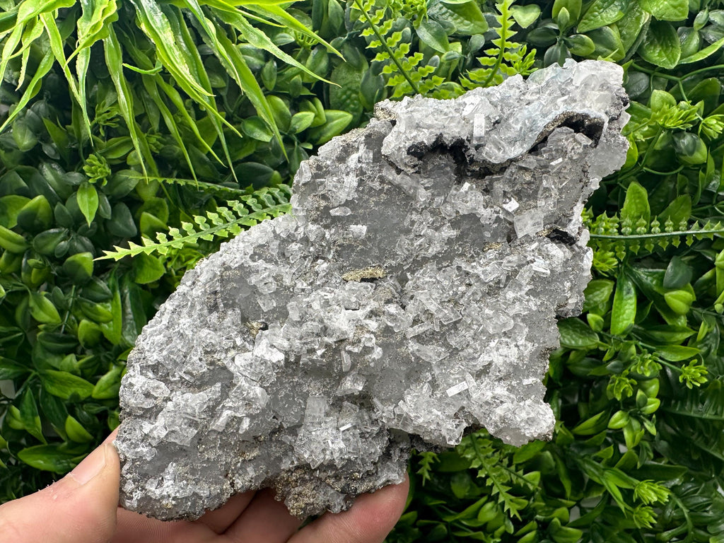 Large Barite Marcasite Cluster on Chalcedony - Androvo Mine, Bulgaria