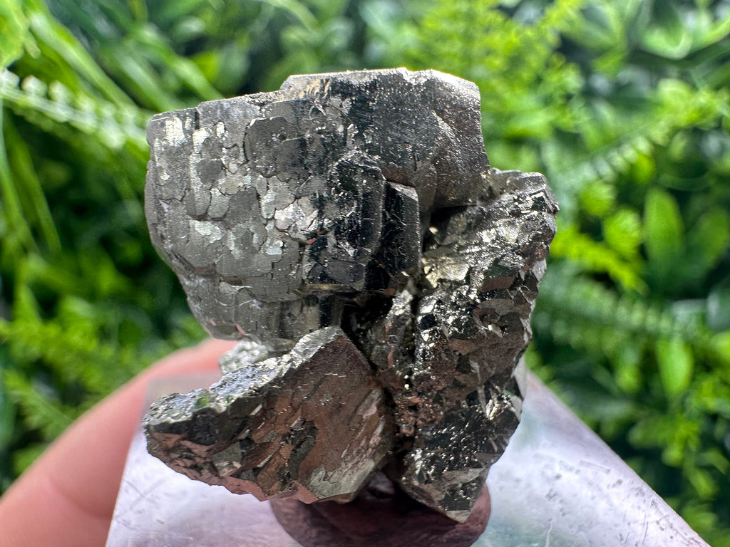 Rare Shiny Pyrite Crystal: Natural Fool's Gold Mineral Souvenir
