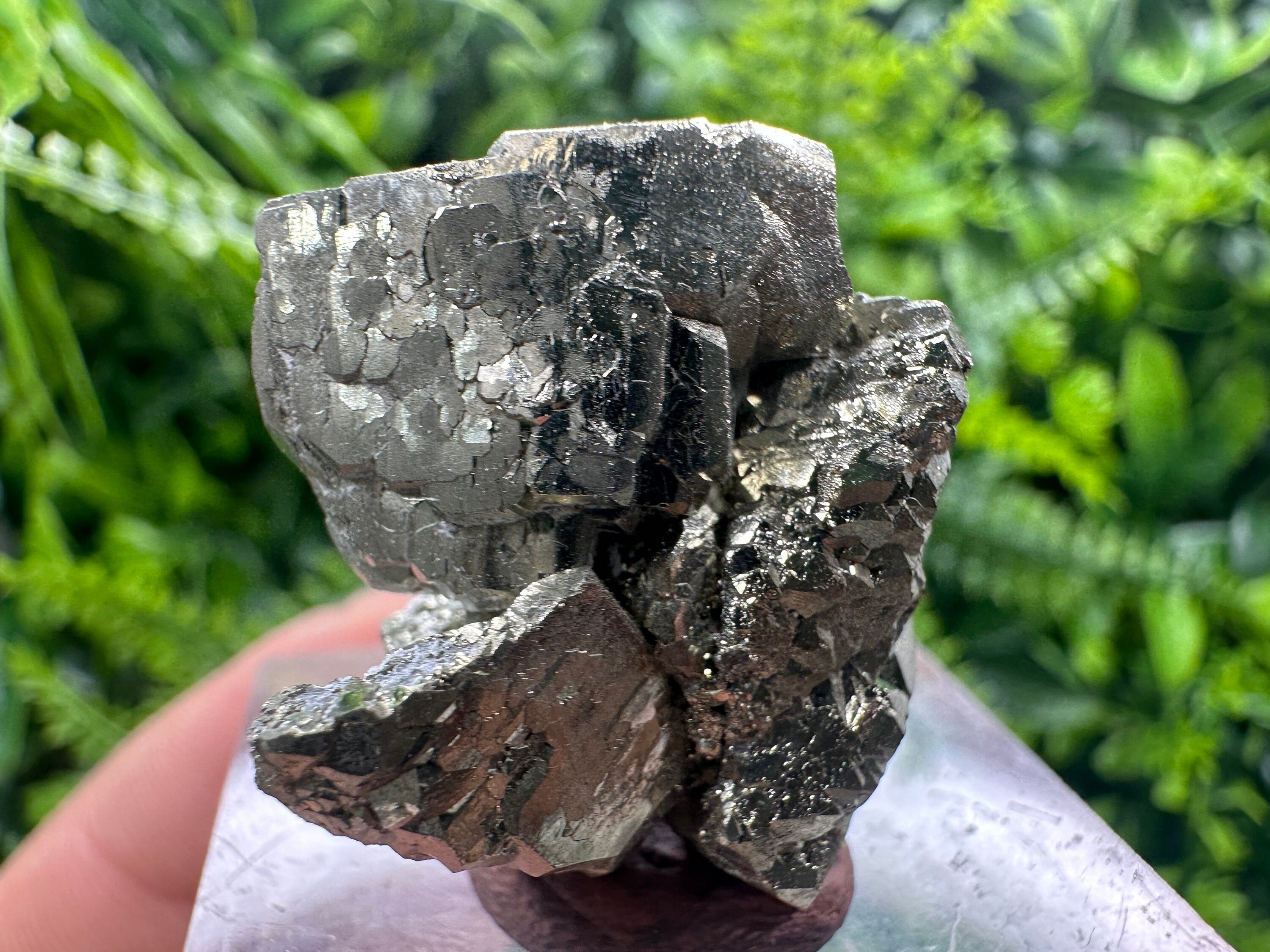 Rare Shiny Pyrite Crystal: Natural Fool's Gold Mineral Souvenir