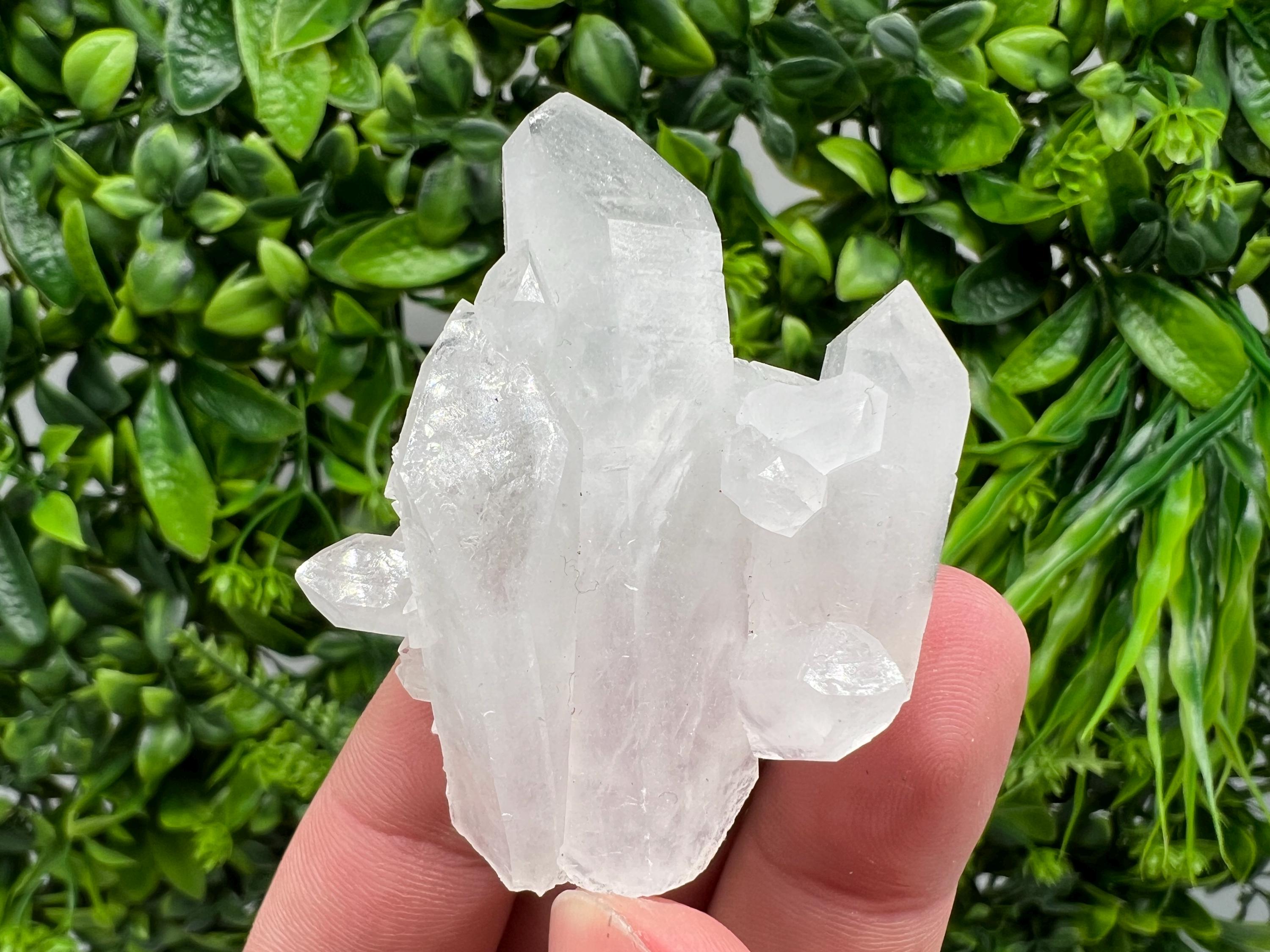 Transparent Quartz Cluster, Bulgarian Mineral Specimen, Home Decor Stone
