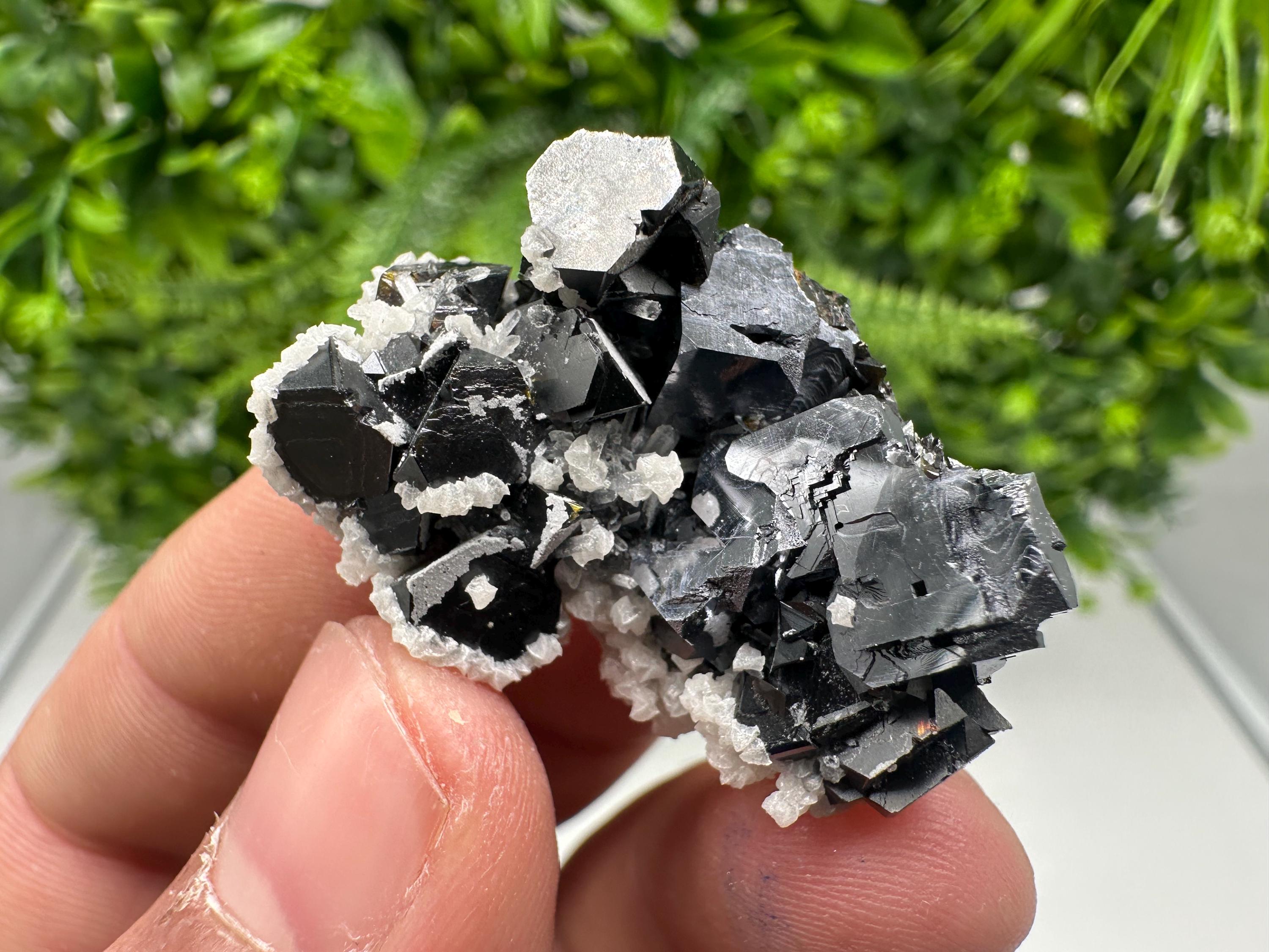 Collected Skeletal GALENA,Sphalerite,Quartz,Calcite from Krushev dol mine,Madan,Bulgaria,natural,collectible mineral specimen home decor