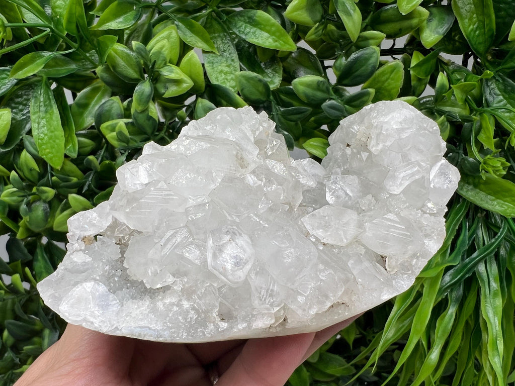 Apophyllite Stilbite Chalcedony Specimen: India Minerals Crystal Collection