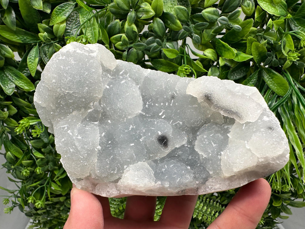 Natural Chalcedony Specimen, India Crystals, Home Decor