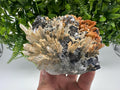 Amazing Galena spinel law on Quartz whit Siderite,from Krushev dol mine,Bulgaria,natural,collection mineral specimen,home decor crystal,souv
