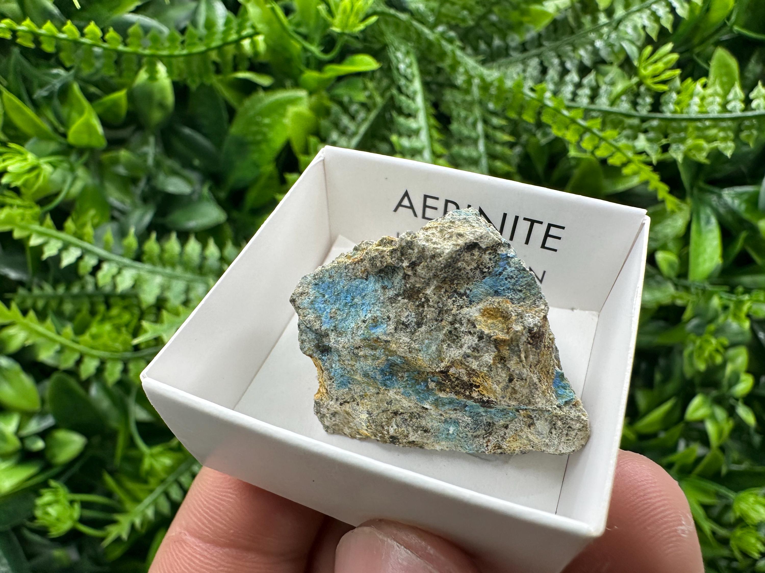 Rare Raw Aerinite Mineral Specimen, Lleida Spain