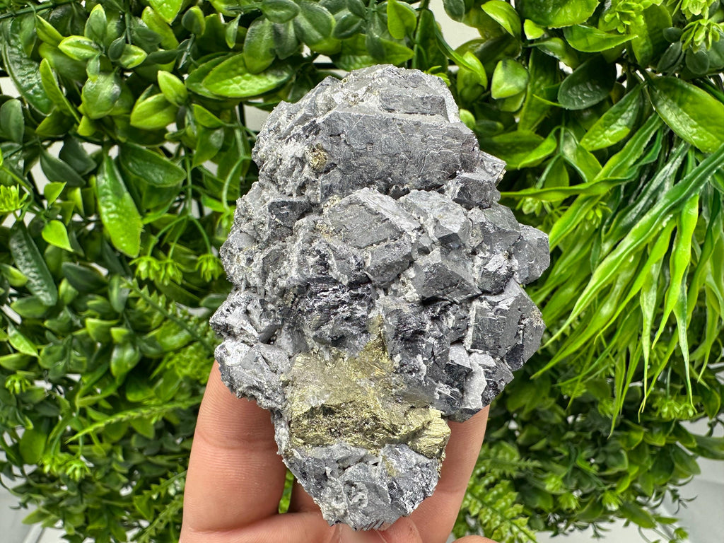 Galena Sphalerite Chalcopyrite Quartz Mineral Specimen: Djurcovo Mine, Bulgaria