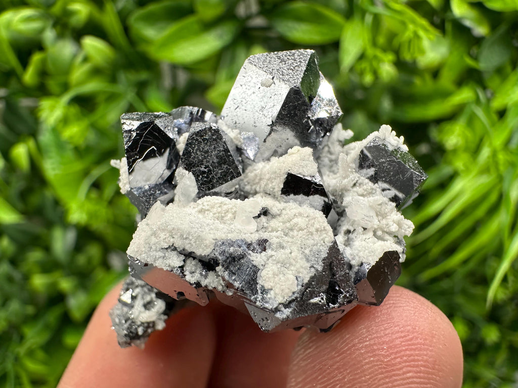 Galena Spinel with Quartz and Calcite, Borieva Mine Mineral Specimen