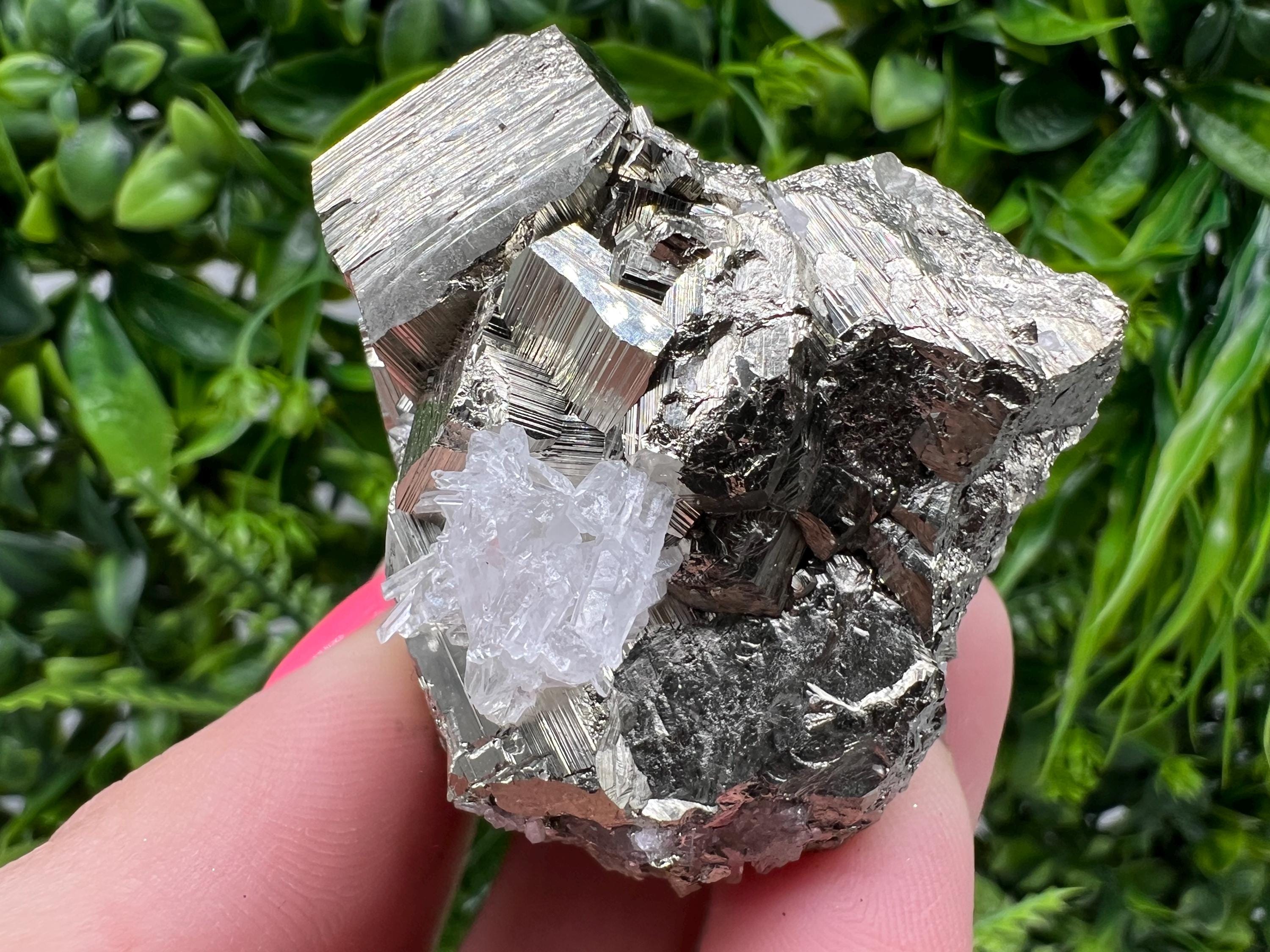 Rare Pyrite Cluster, Natural Crystal Mineral Specimen, Bulgaria