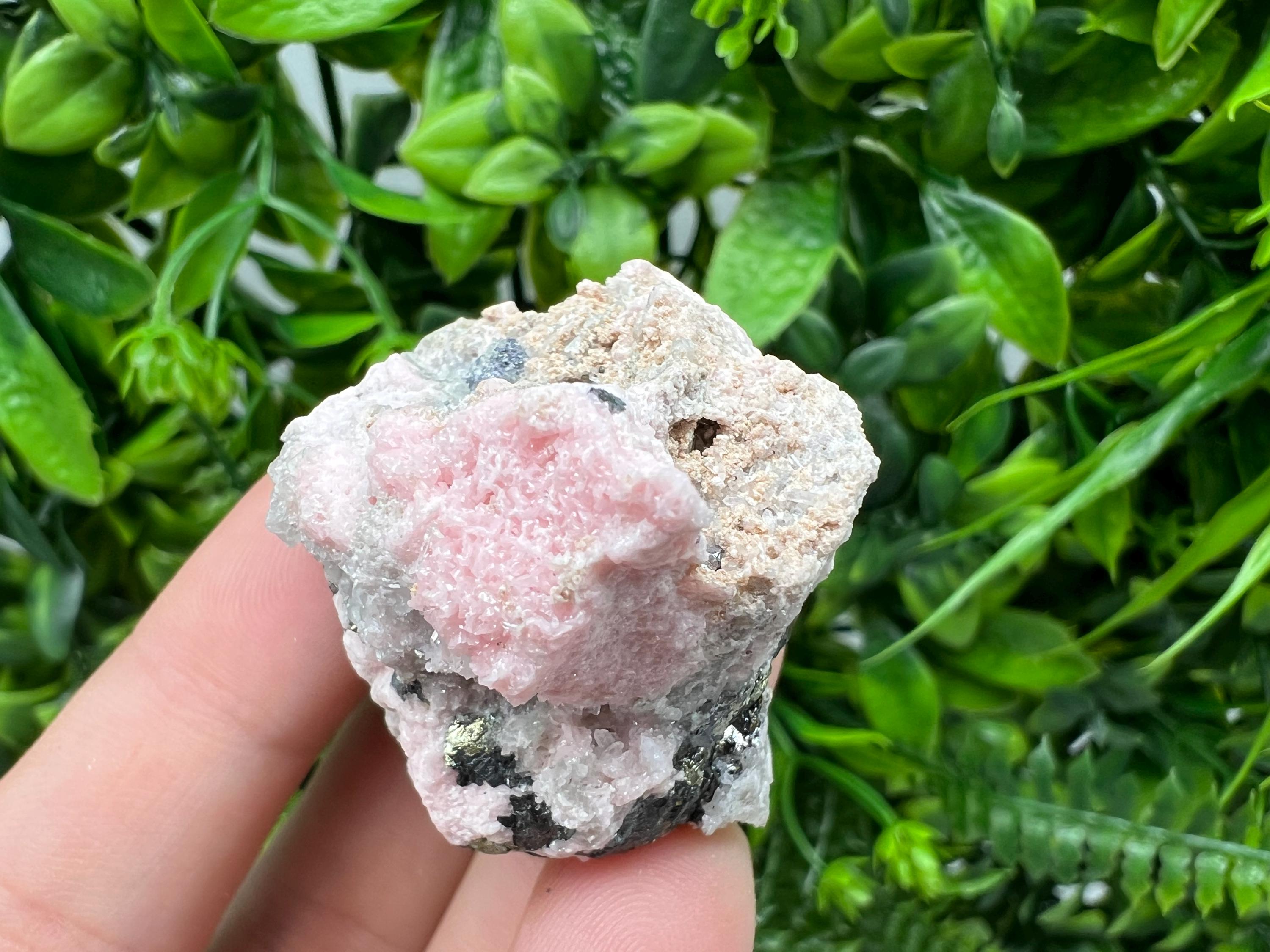 Pink Rhodochrosite Mineral Specimen, Starnica Mine Bulgaria