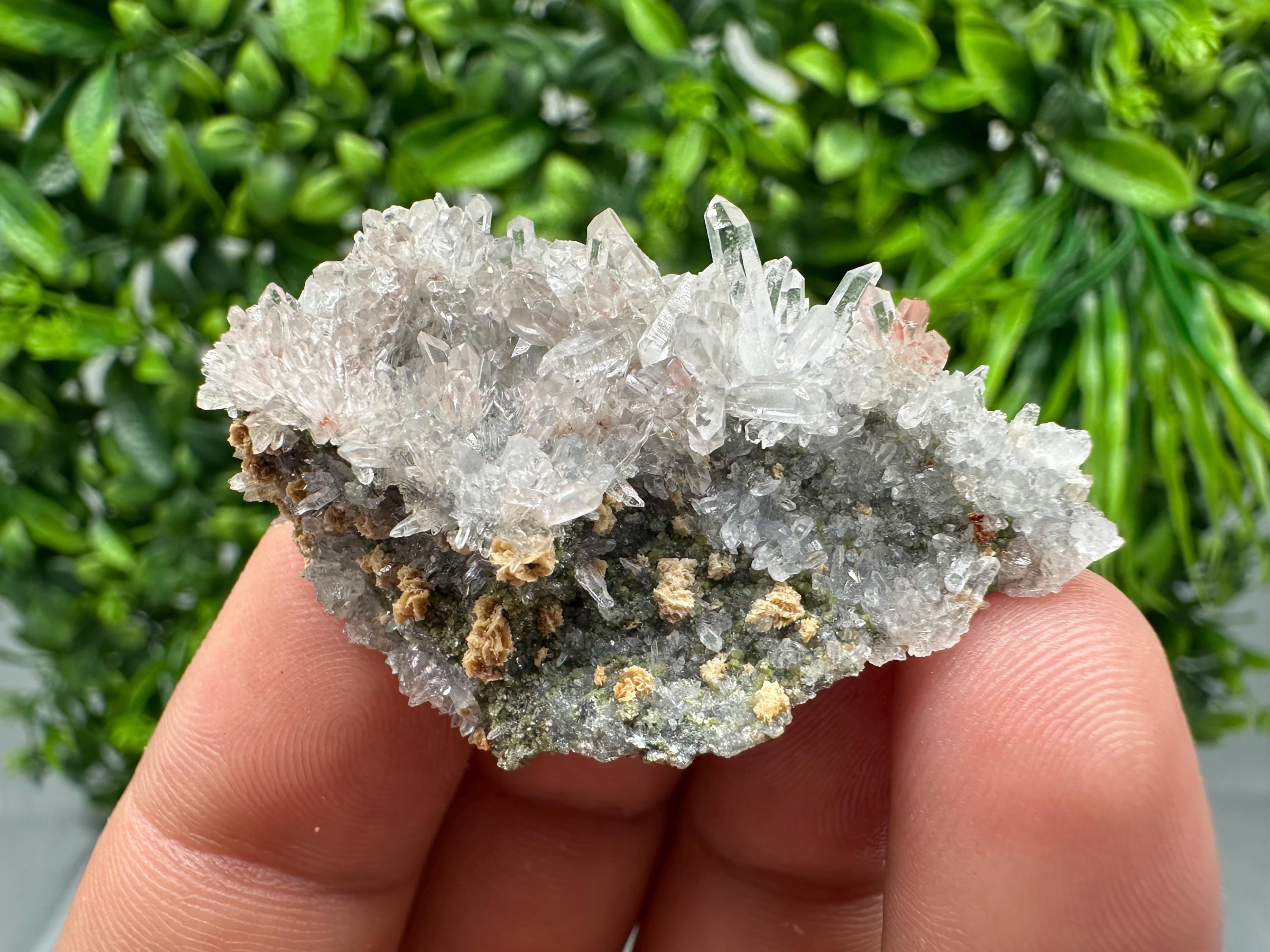 Quartz Siderite Sphalerite Hematite Mineral Specimen, 9th September Mine