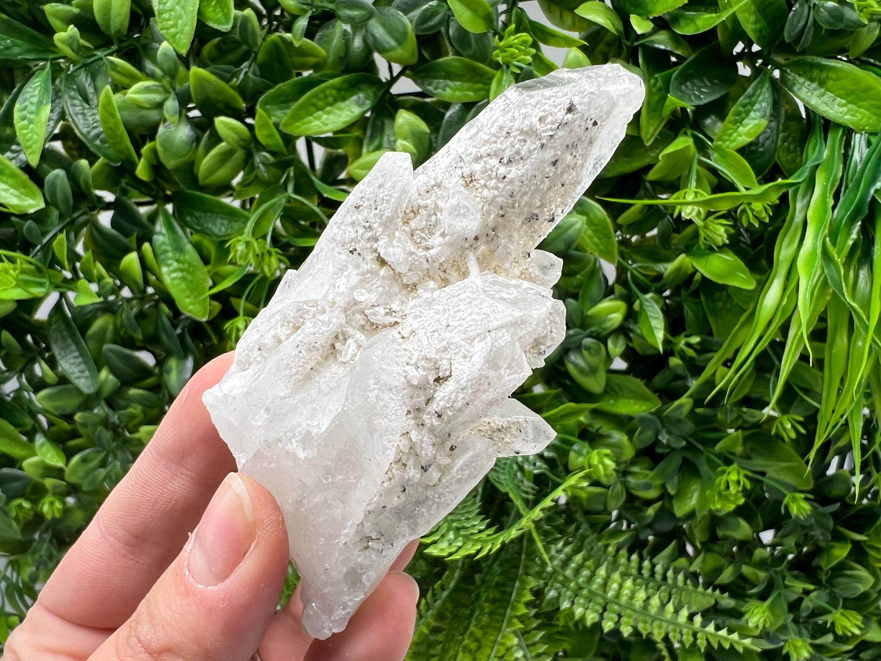 Quartz with Pyrite: Krushev Dol Mineral Specimen, Bulgaria