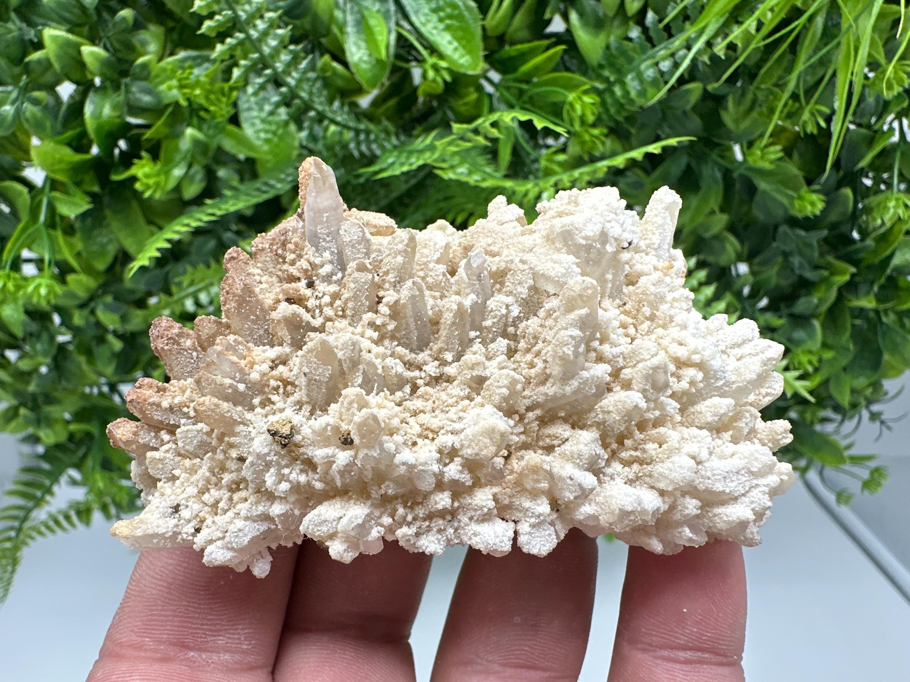 Quartz Calcite Chalcopyrite Specimen: Krushev Dol Mine, Bulgaria