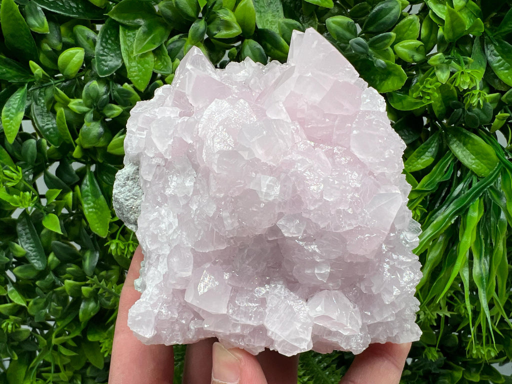 UV Reactive Mangano Calcite Crystal: Androvo Mine Bulgaria