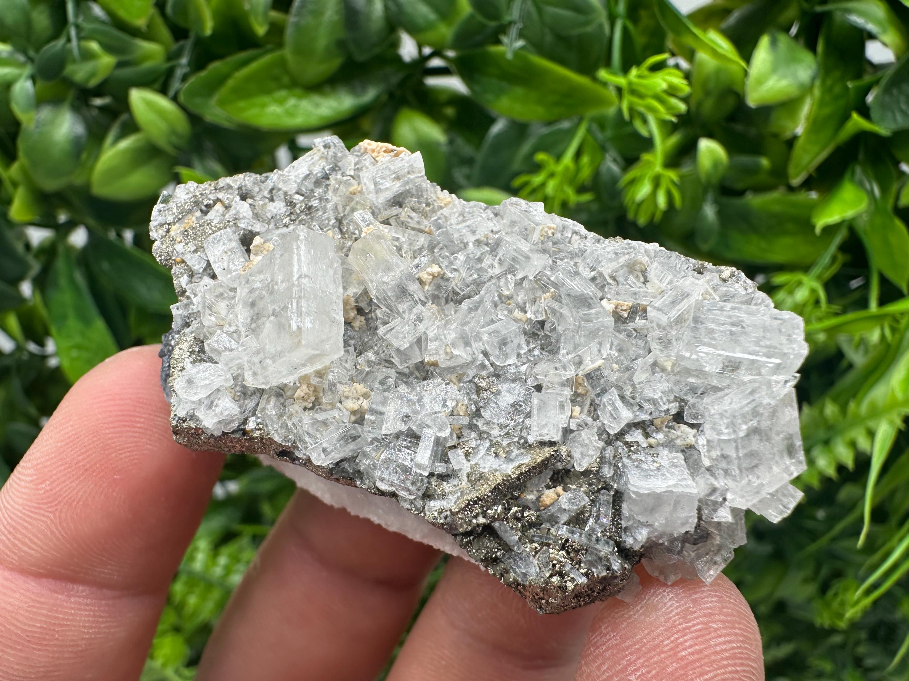 Large Barite Cluster with Marcasite on Chalcedony - Androvo Mine, Bulgaria