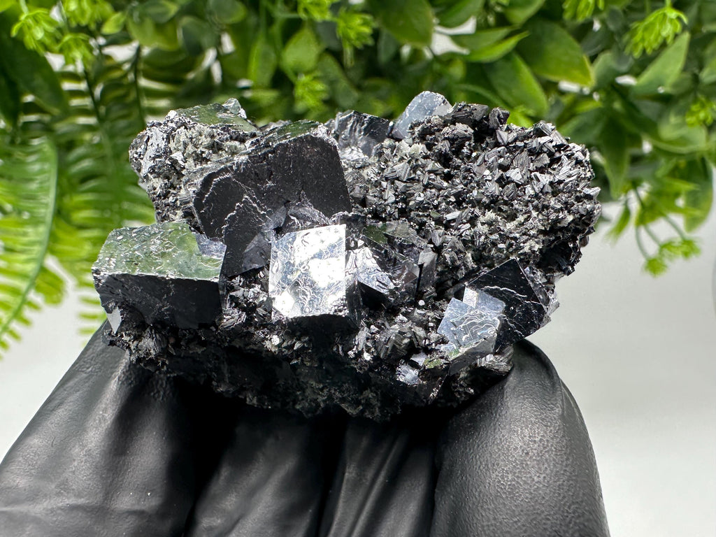 Galena Sphalerite on Quartz, Bulgaria Crystal Specimen