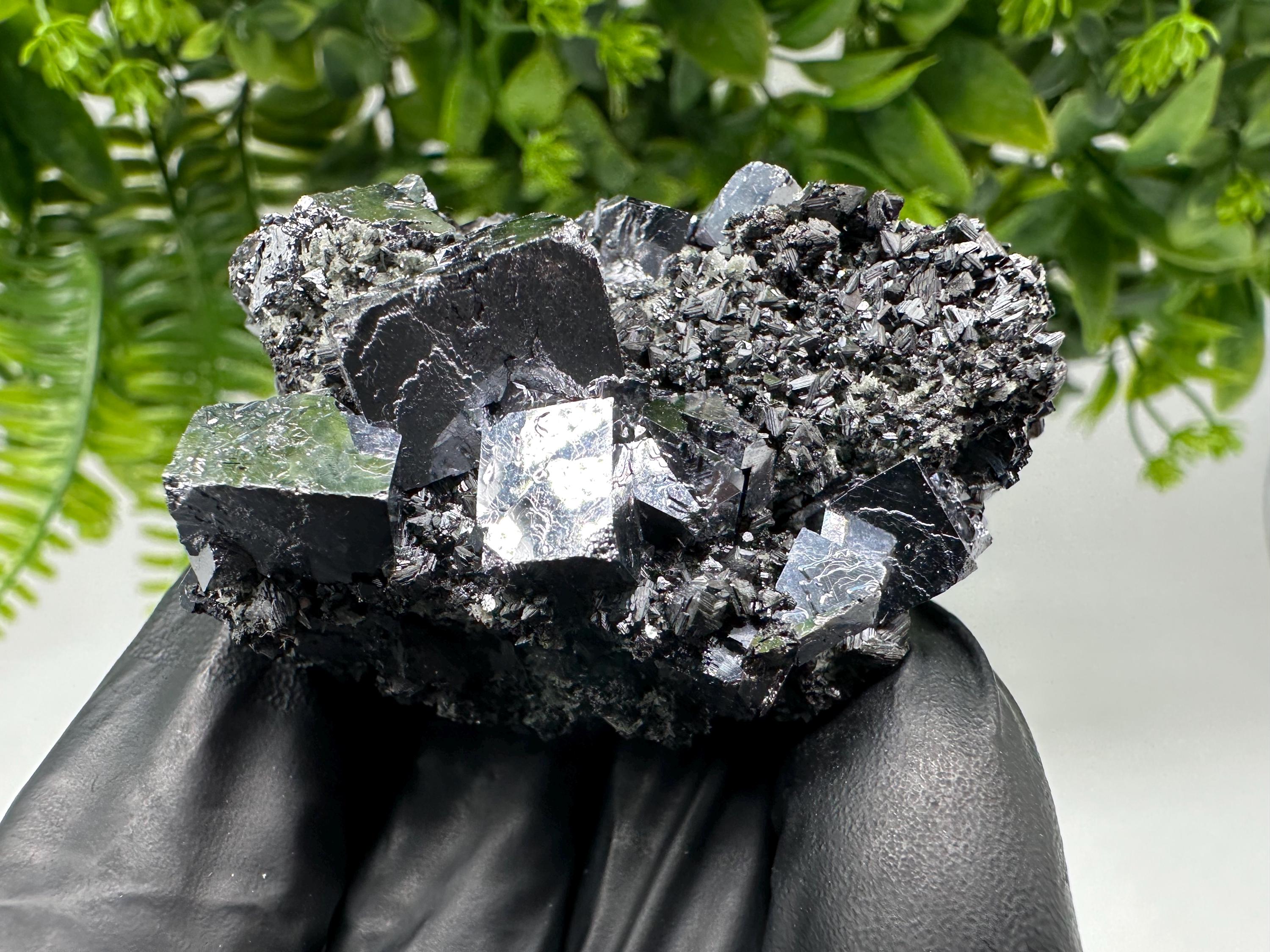 Galena Sphalerite on Quartz, Bulgaria Crystal Specimen