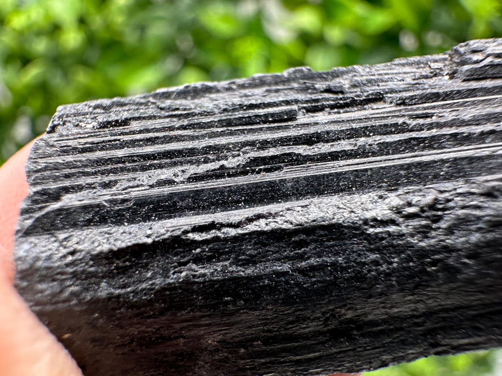 Natural Black Tourmaline Crystal – Raw Protective Stone, Healing Crystal, Grounding Mineral Gift