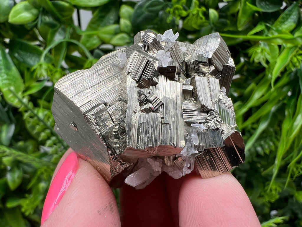 Rare Pyrite Crystal Cluster: Natural Mineral Specimen, Bulgaria
