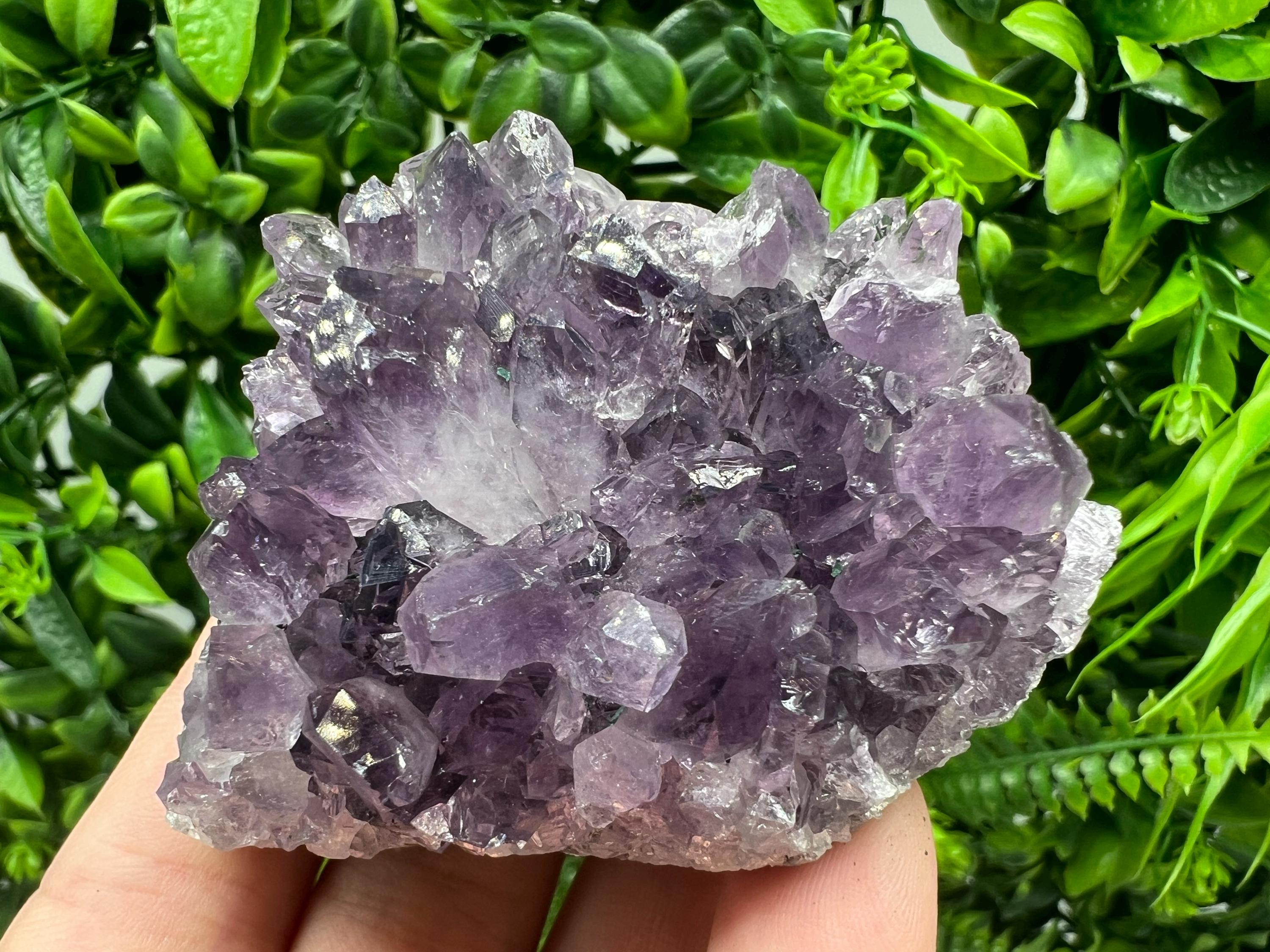 Uruguay Amethyst Crystal: Purple Quartz, Home Decor, Energy Stone