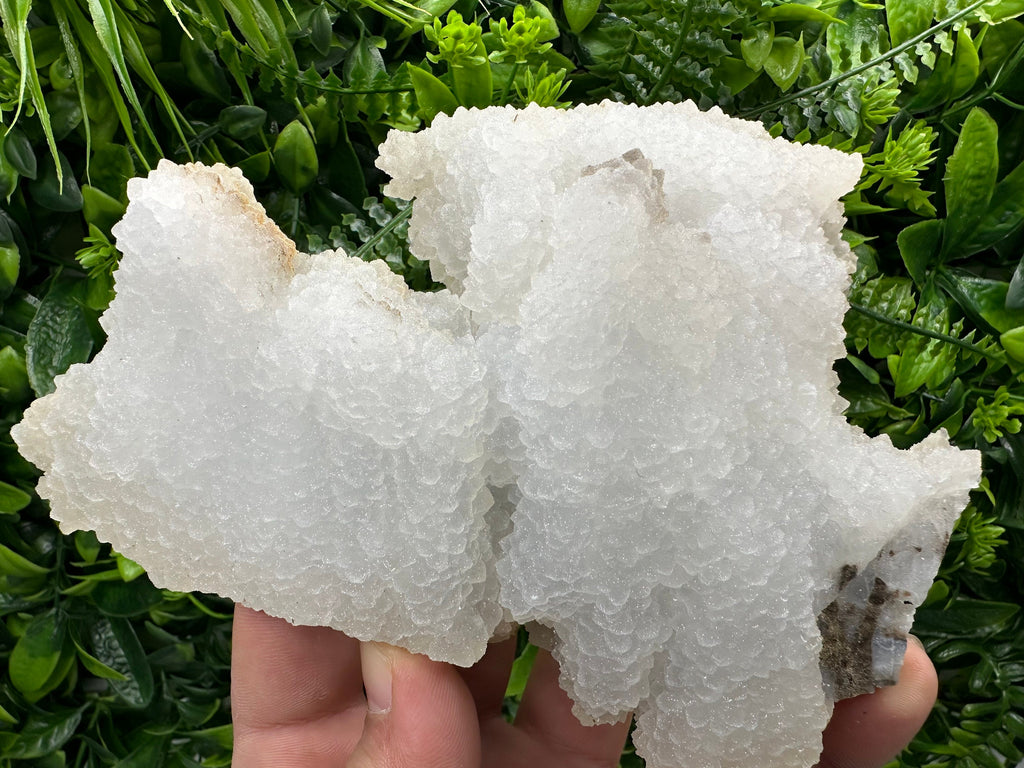 Chalcedony Quartz Cluster with Chlorite - Bulgaria Mineral Specimen