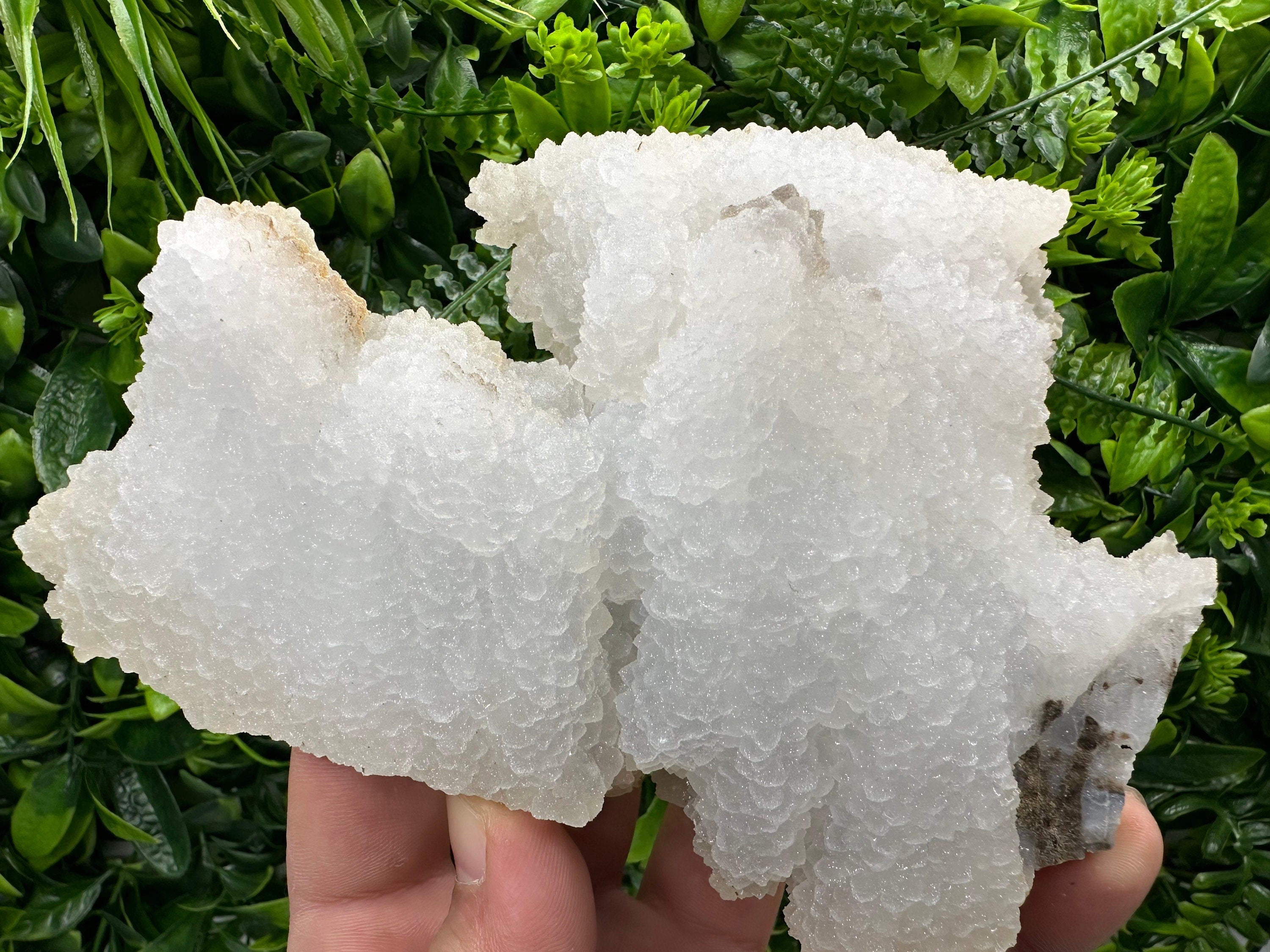 Chalcedony Quartz Cluster with Chlorite - Bulgaria Mineral Specimen