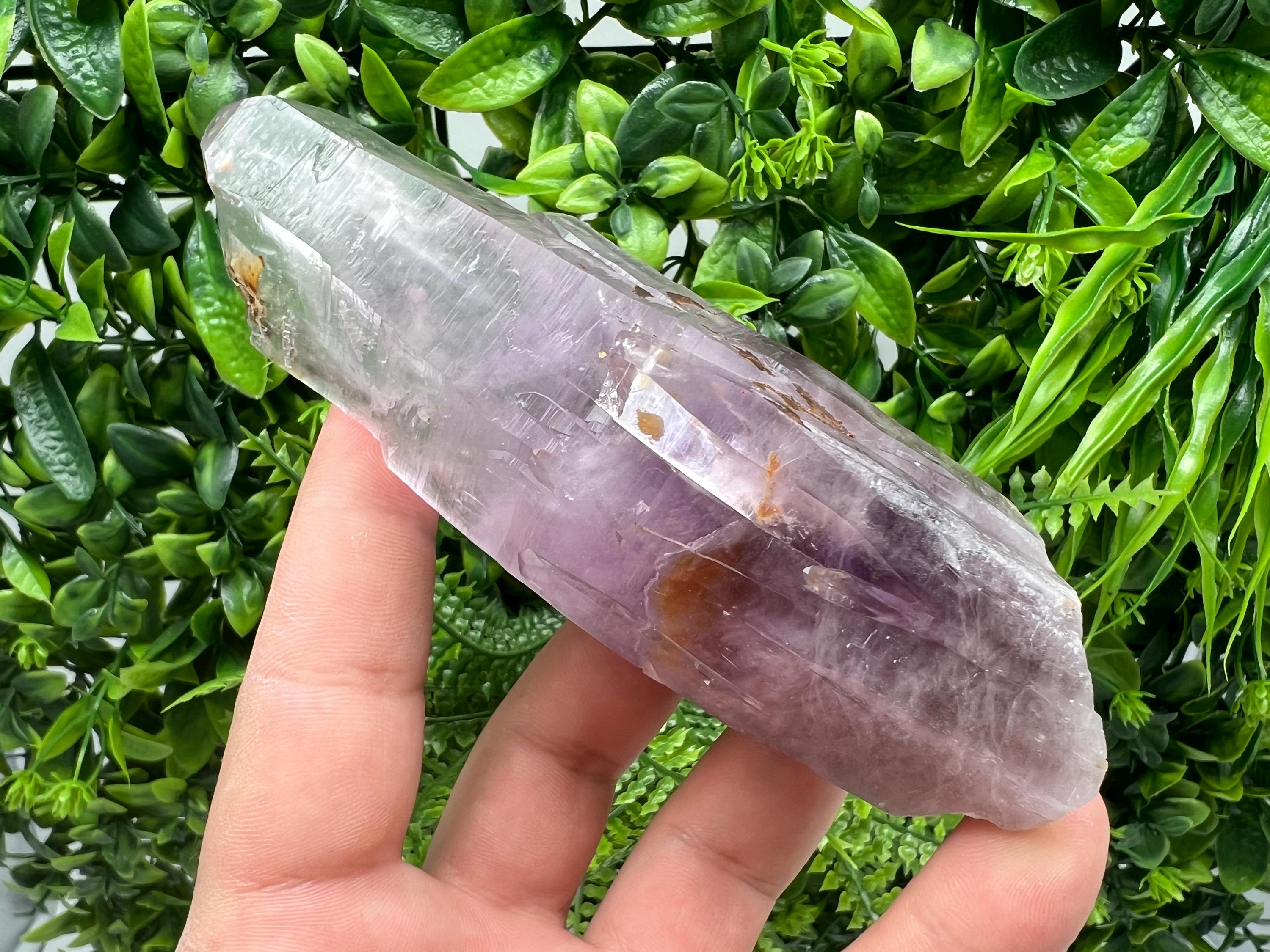 LARGE Amethyst Phantom whit Cerusite, natural minerals souvenir crystal,collectors specimen,rare crystal,rare Amerhyst,gift,souvenir