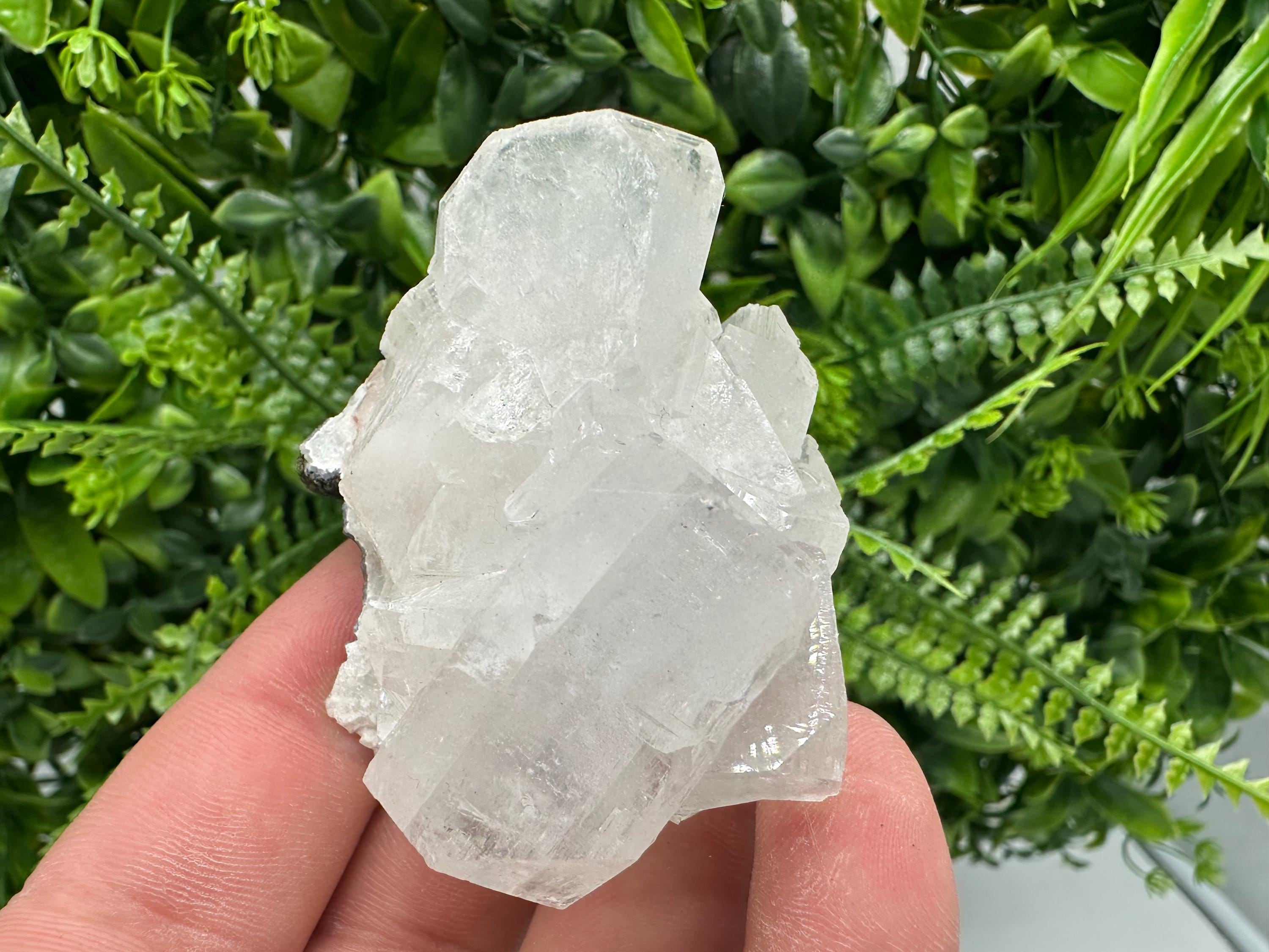 Apophyllite Crystal Specimen, Natural Indian Minerals, Home Decor