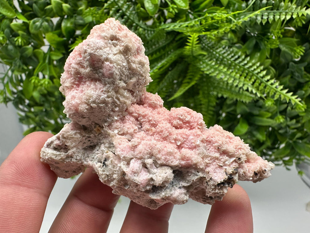 Pink Rhodochrosite Crystal: Starnica Mine, Bulgaria - Home Decor Stone