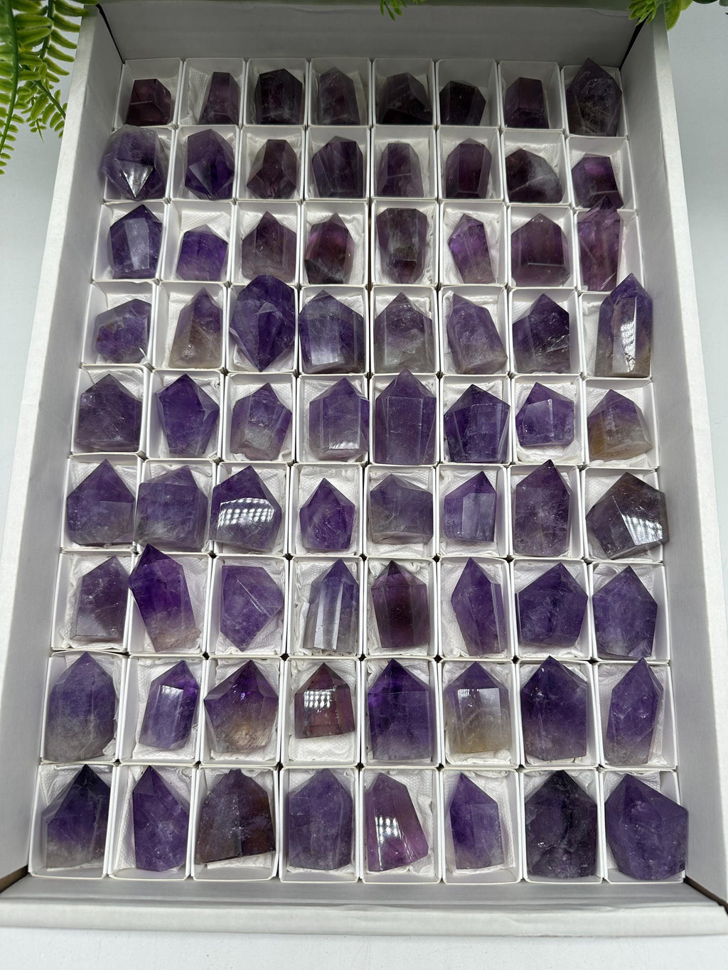 Brazilian Amethyst Point, Deep Purple Cathedral Crystal