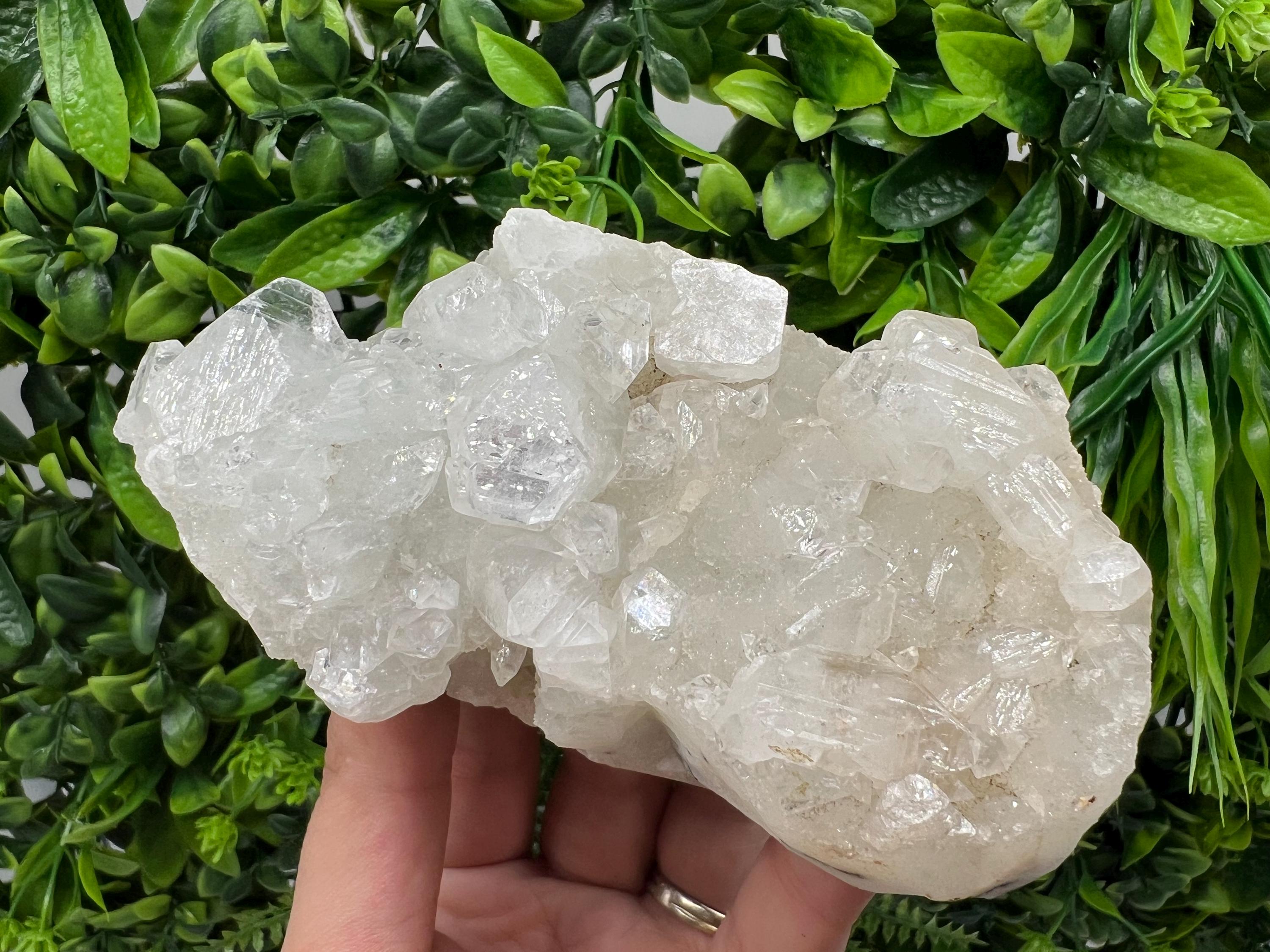 Apophyllite Crystal Specimen, India Minerals, Home Decor