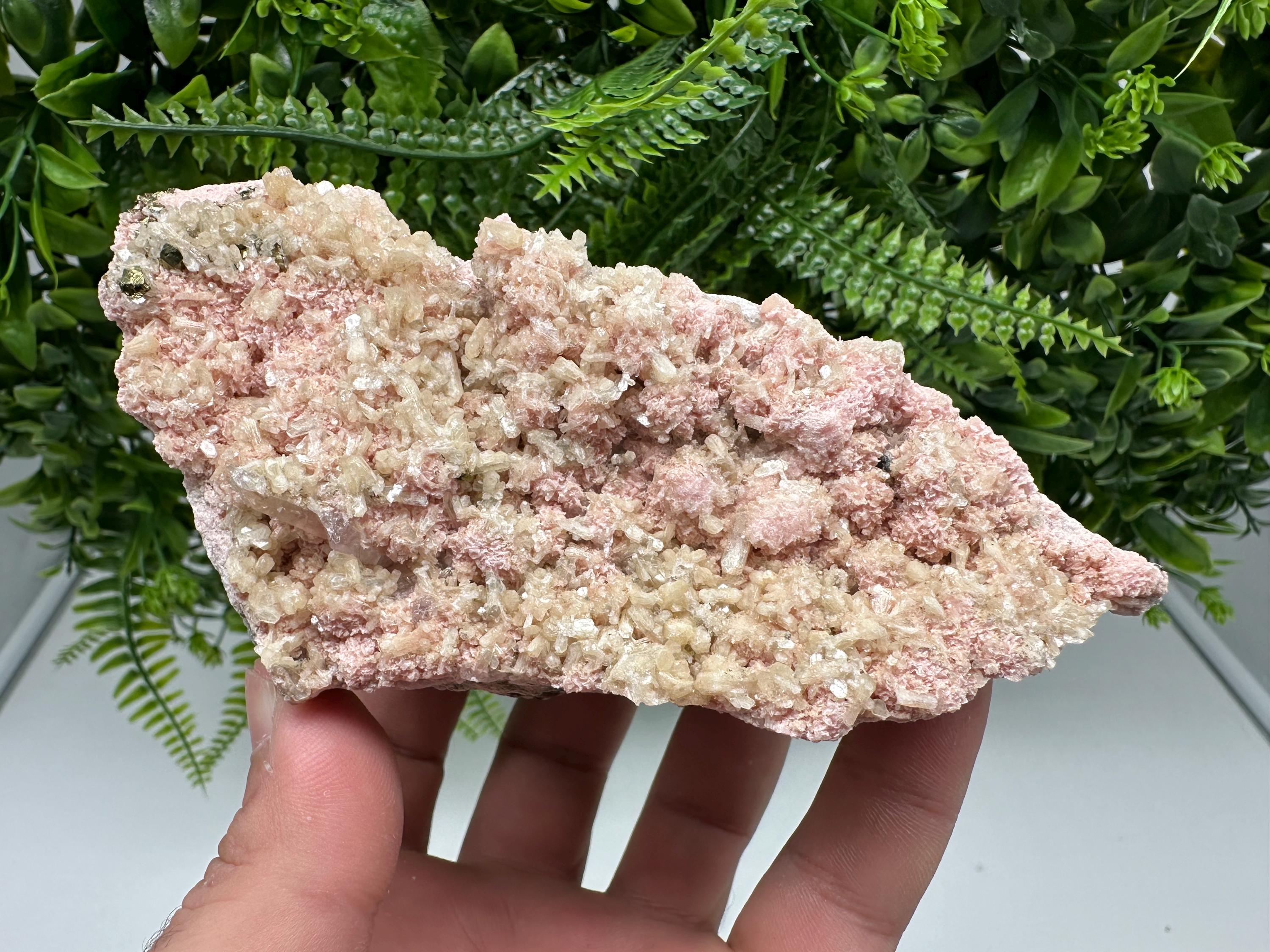 Pink Rhodochrosite Crystal, Starnica Mine, Bulgaria, Mineral Decor