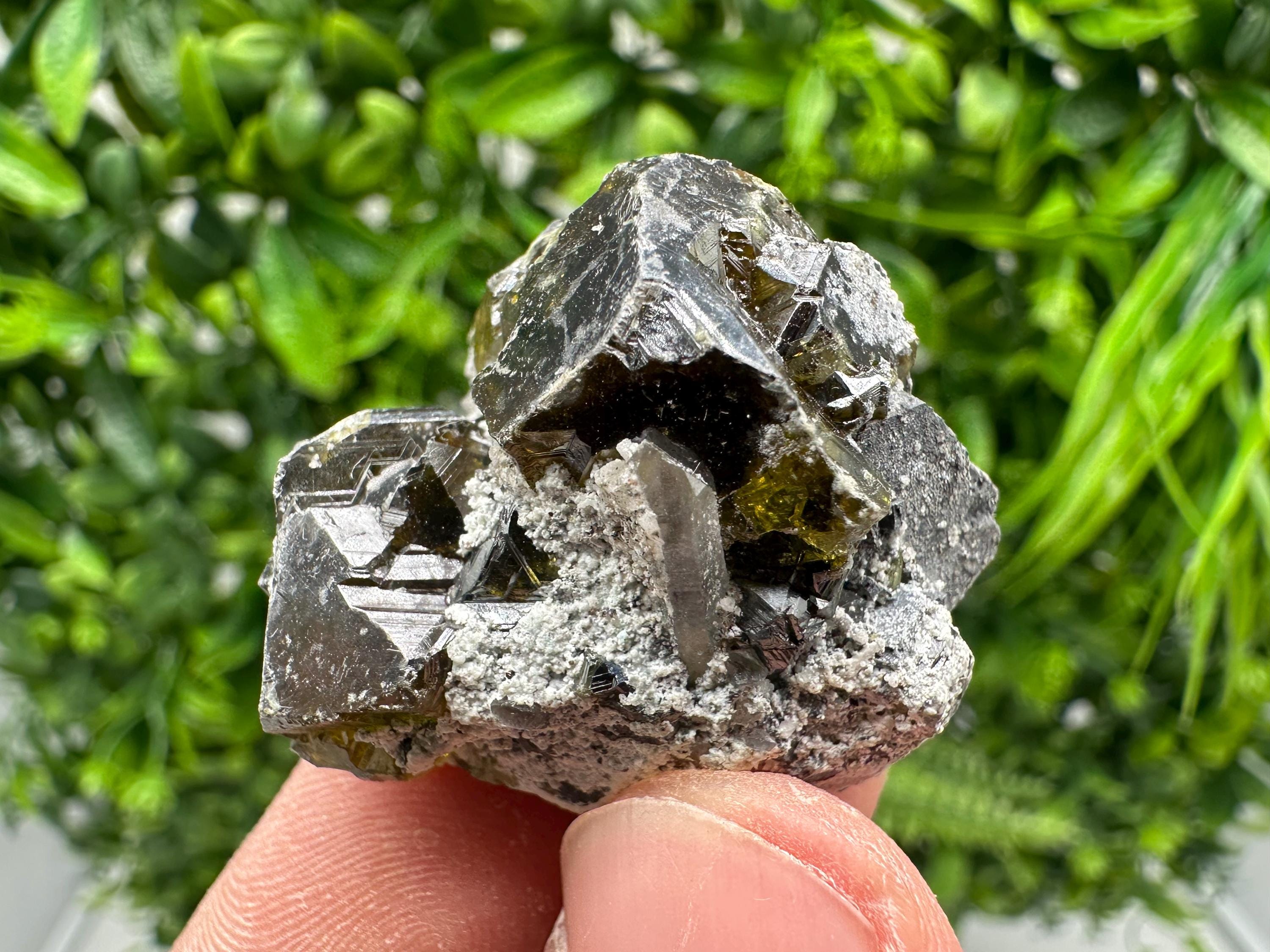 Rare Cleiophane Sphalerite Gem, Green Transparent Crystal