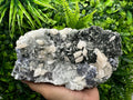 Galena Sphalerite Calcite on Quartz, Bulgaria Mineral Specimen