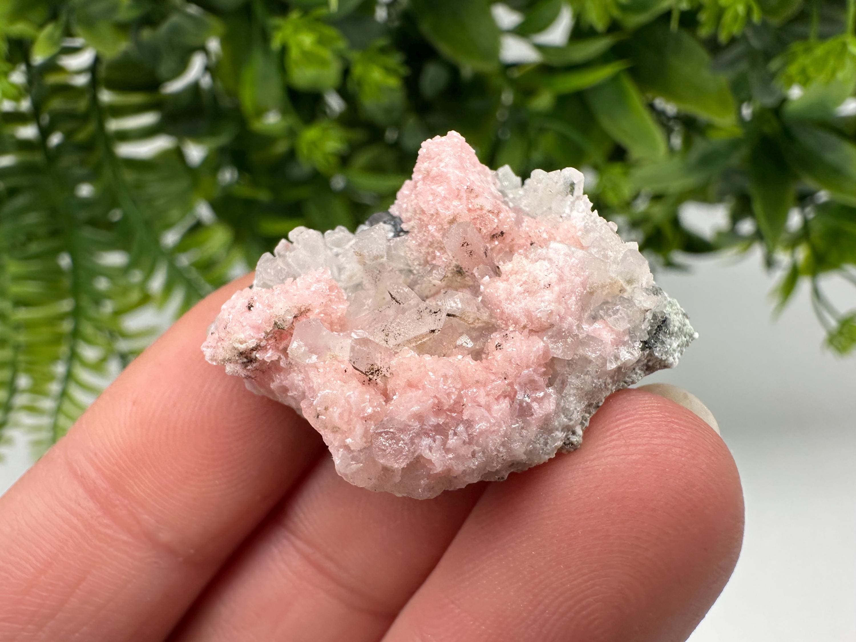Pink Rhodochrosite Crystal: Starnica Mine, Bulgaria, Home Decor