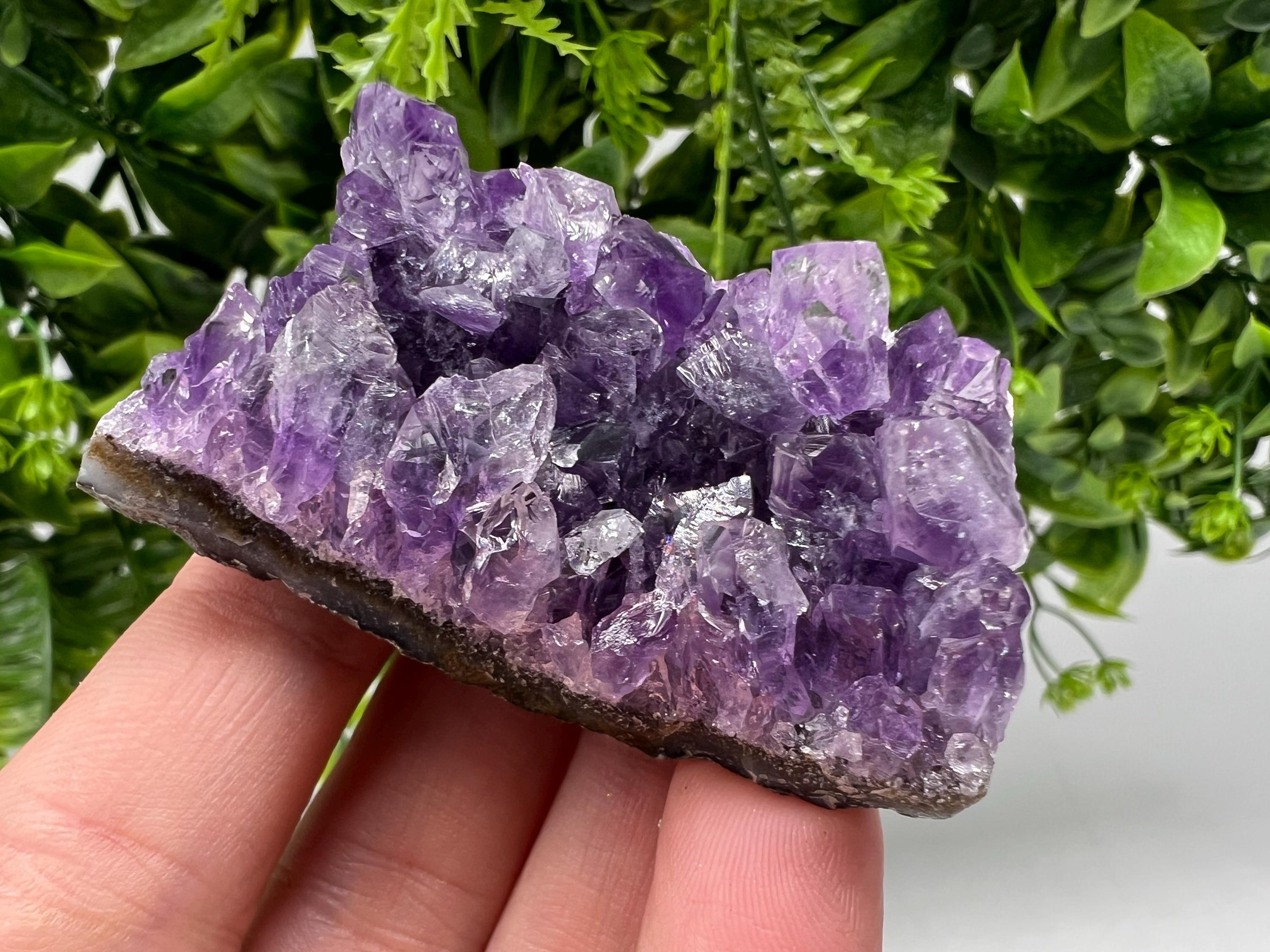 Natural Purple Amethyst Crystal, Uruguay Home Decor, 57 grams