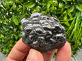 Botryoidal Black Hematite Specimen: Moroccan Crystal for Reiki Chakra