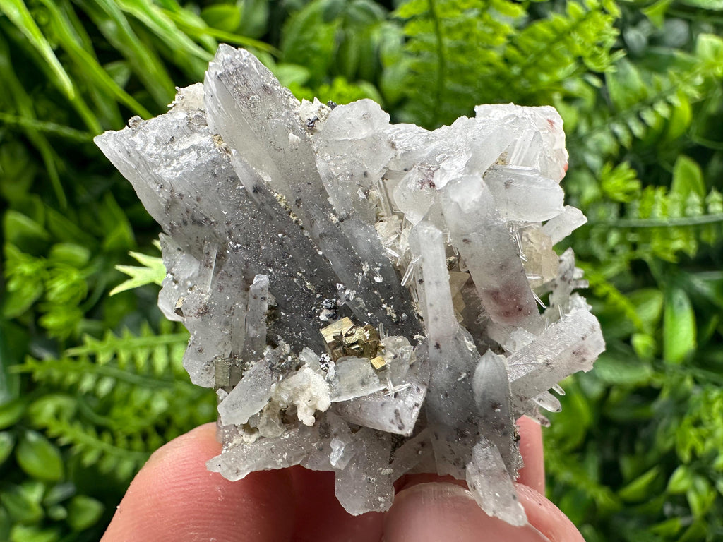 Quartz with Hematite and Pyrite, Krushev dol Mine Mineral Specimen
