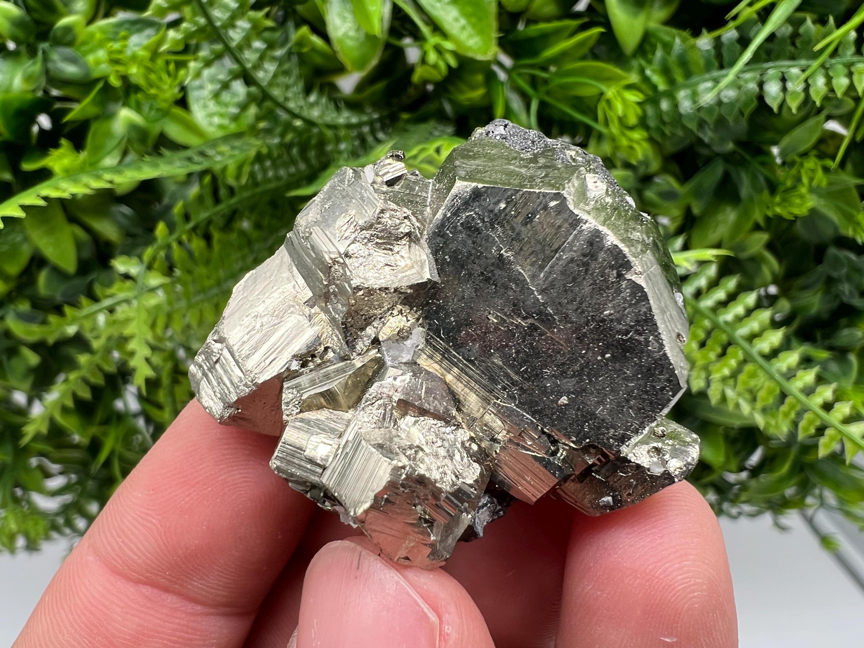 Pyrite on Sphalerite, Bulgaria Mineral Specimen
