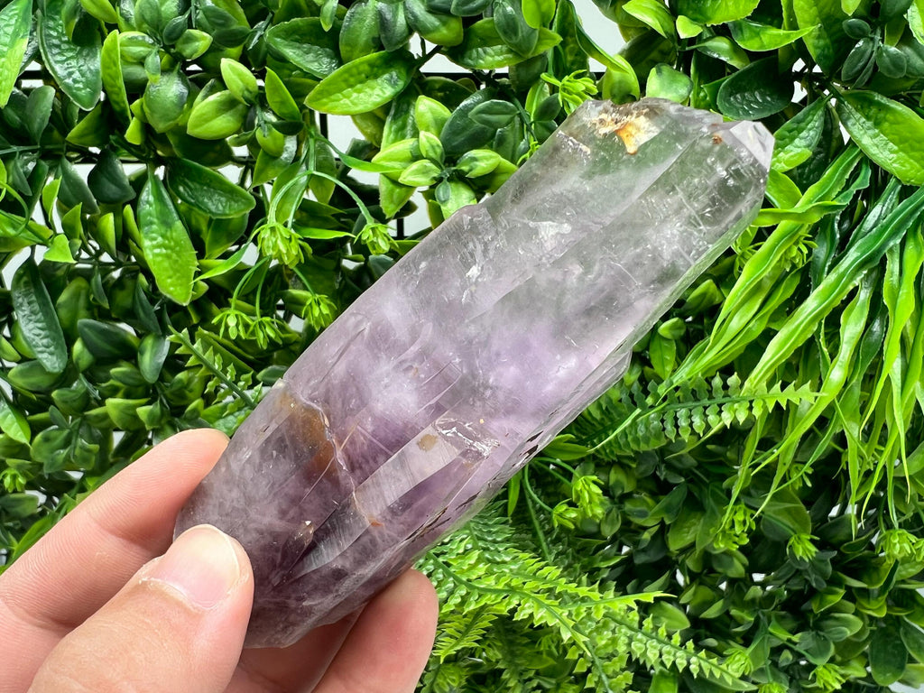 LARGE Amethyst Phantom whit Cerusite, natural minerals souvenir crystal,collectors specimen,rare crystal,rare Amerhyst,gift,souvenir