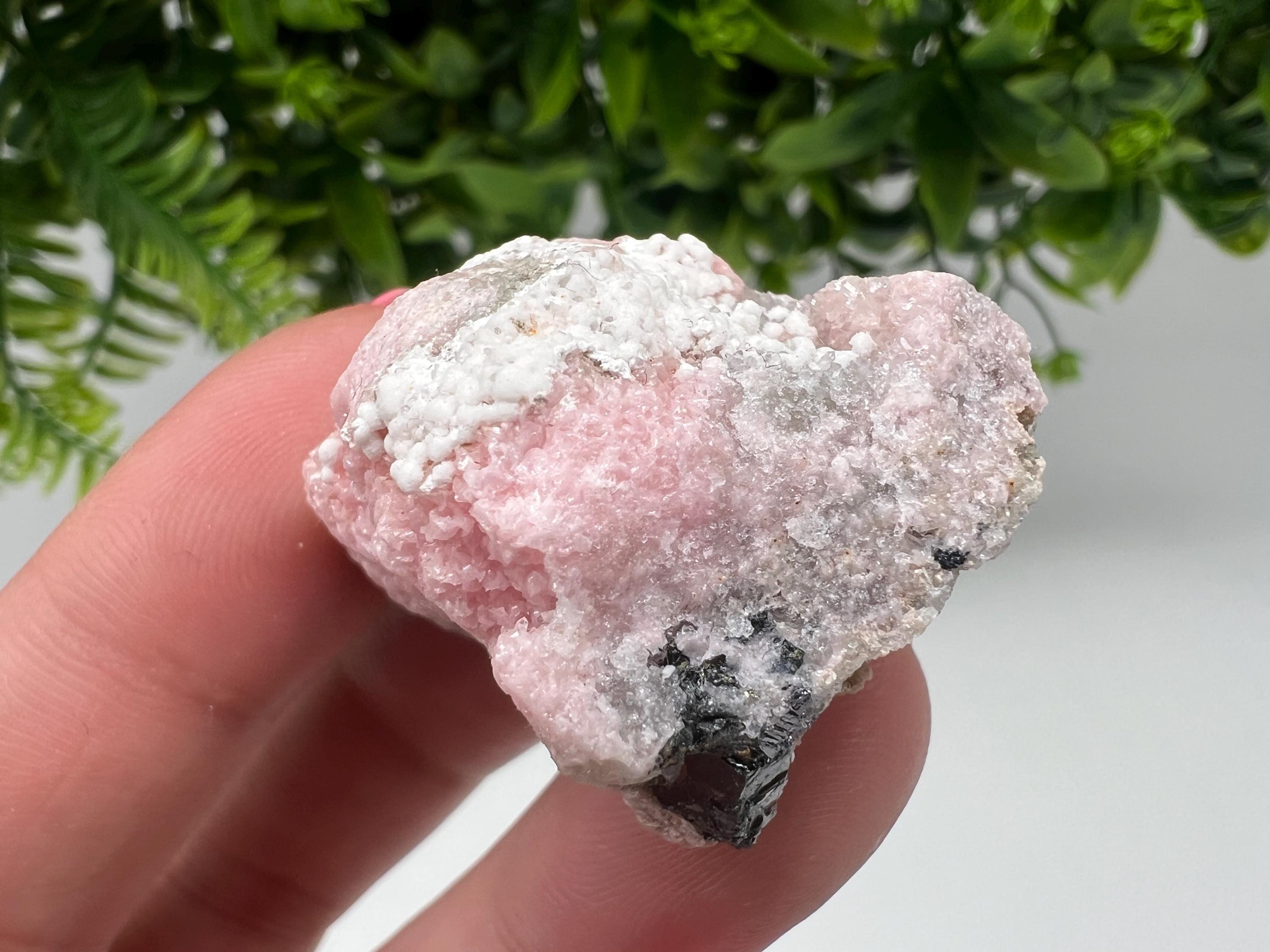 RARE Rhodochrosite with Calcite, Starnica Mine, Bulgaria