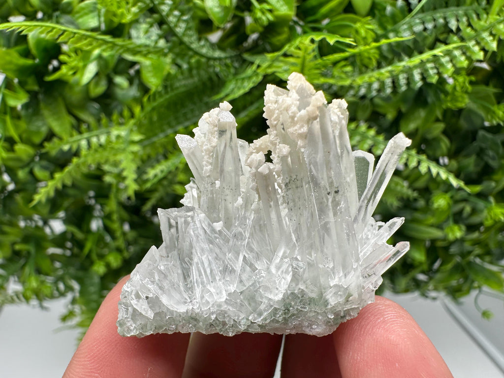 Quartz with Calcite: Madan Bulgaria Natural Crystal Mineral