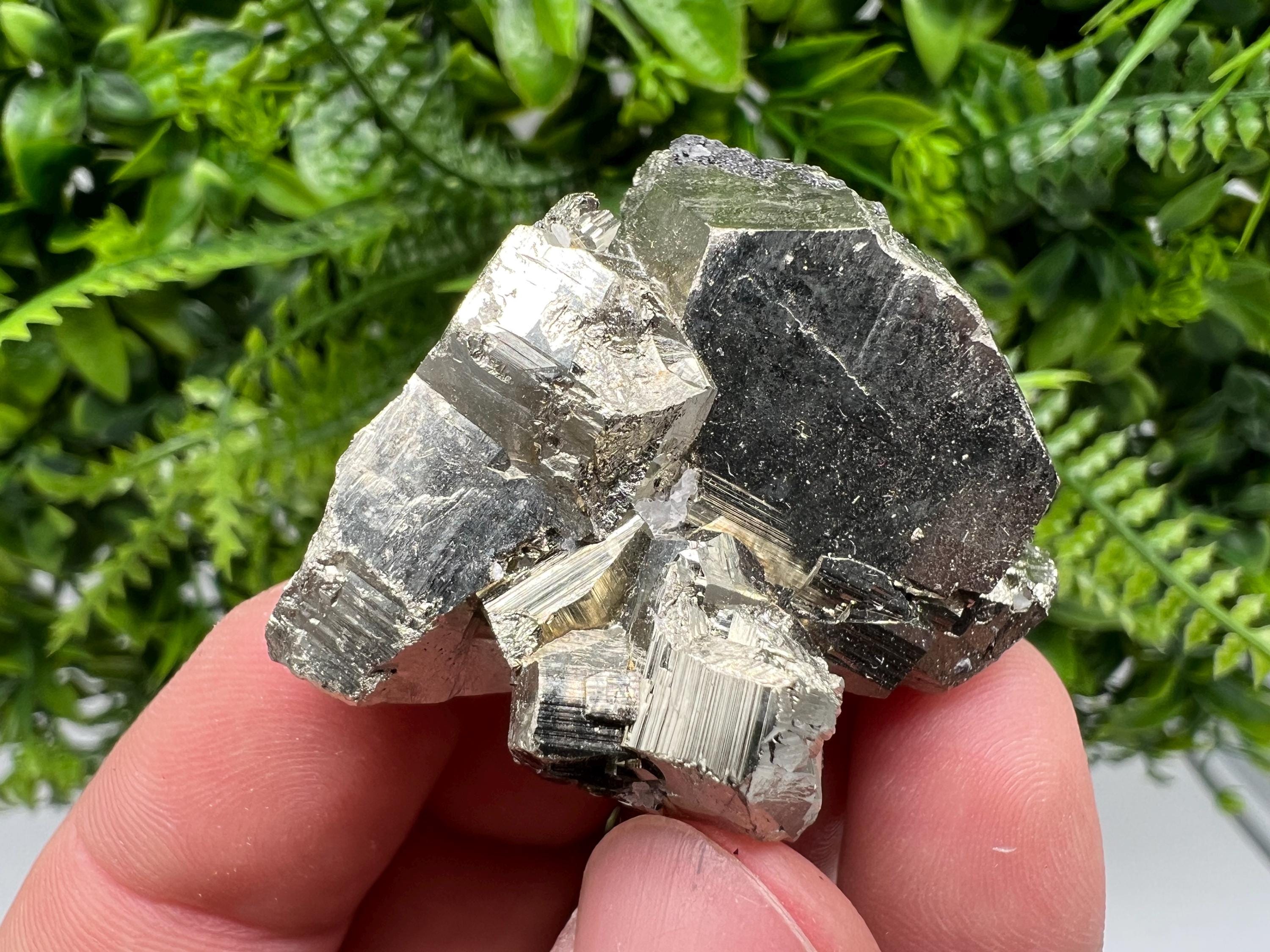 Pyrite on Sphalerite, Bulgaria Mineral Specimen