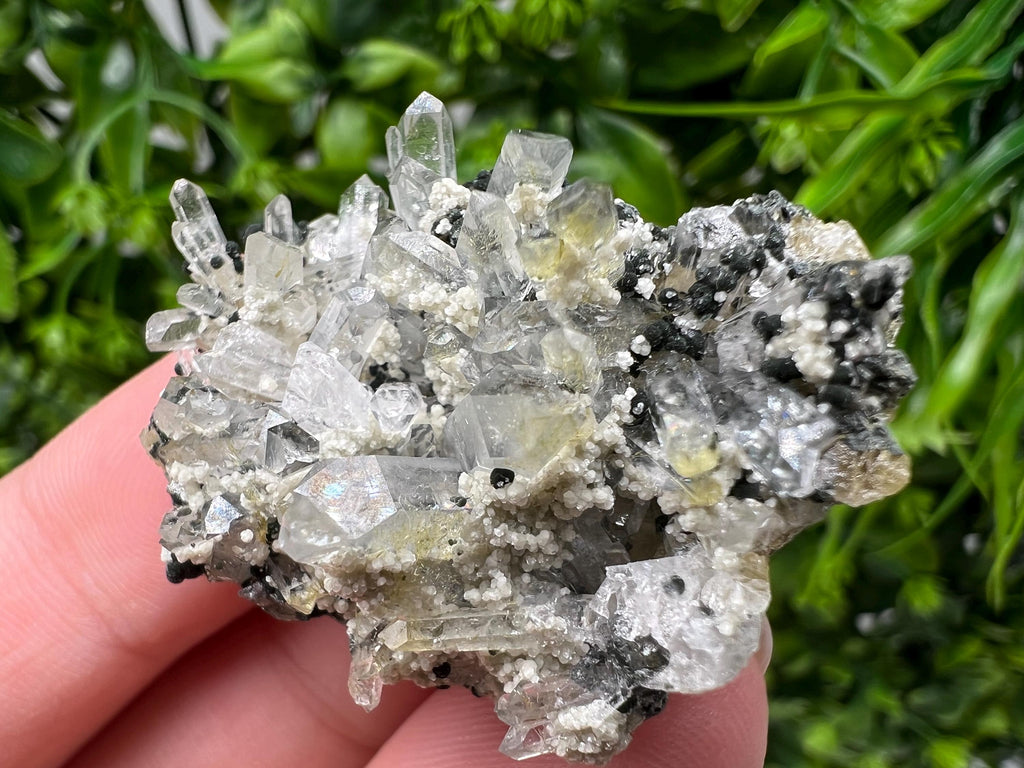 Chlorite Epidote Quartz Mineral Specimen, Bulgaria
